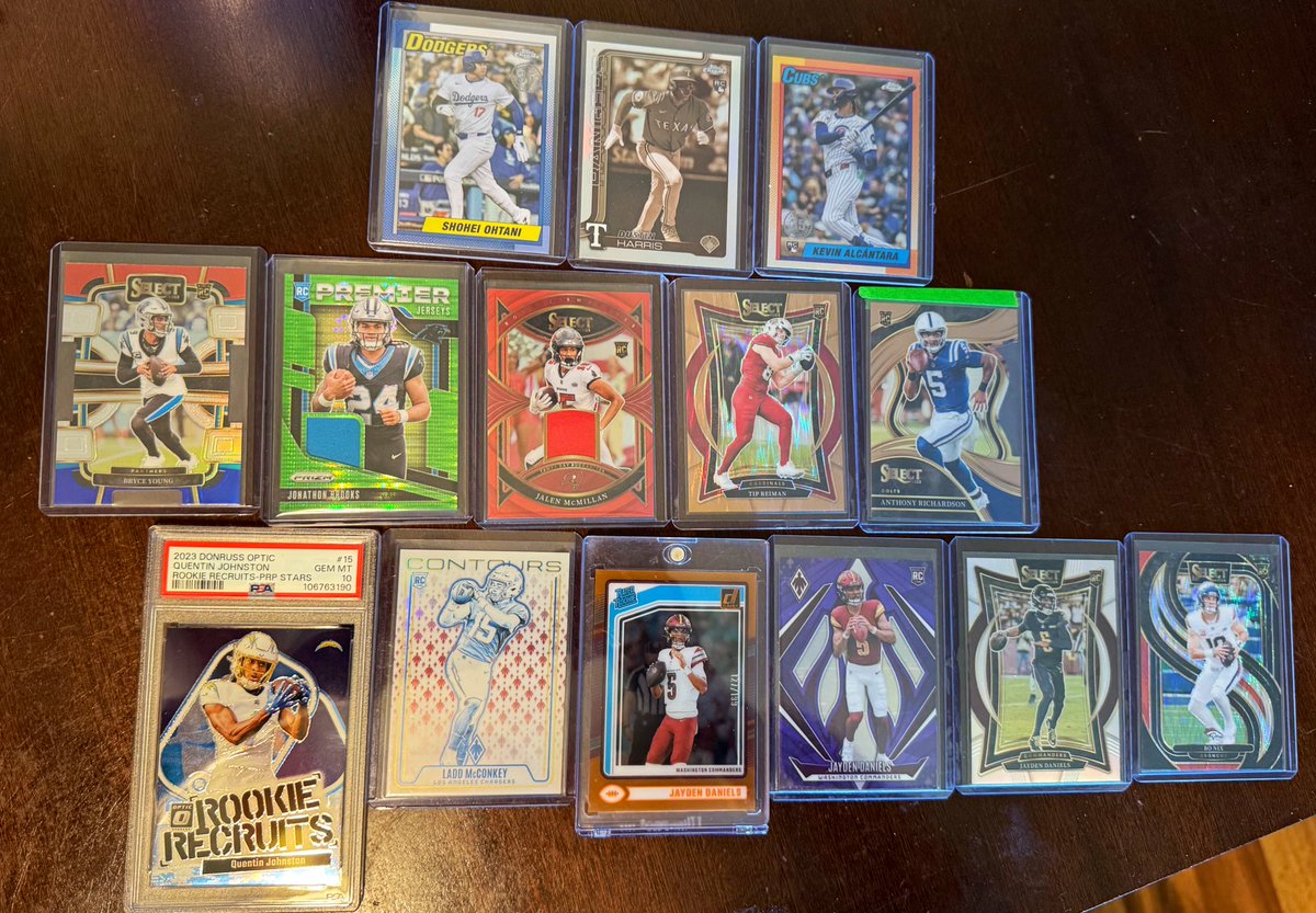A few new things for sale. Let me know if any interest. Ladd /99, Daniels /199, Tip /299 and AR /299. Top row goes silver, sepia and silver. RTs appreciated!