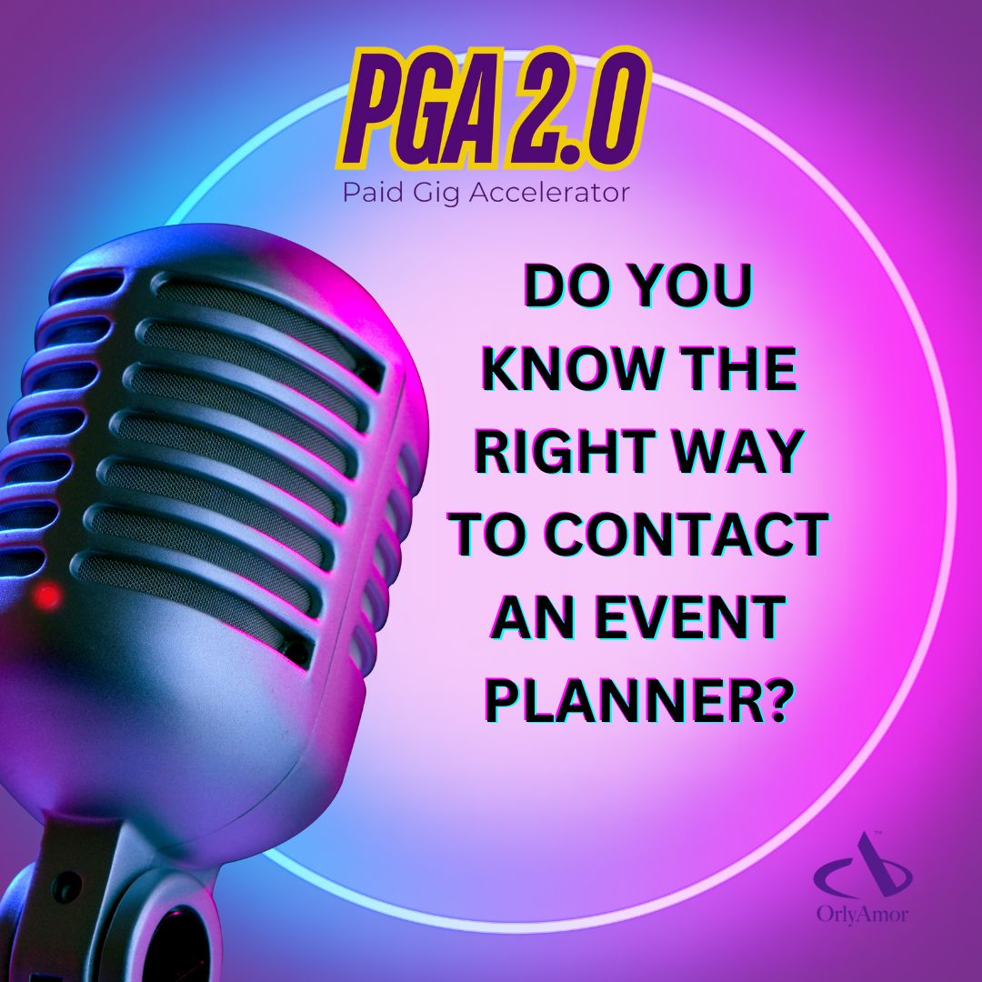 Feel like you're being ghosted by event planners? 🤔 Join us for our PGA 2.0- Paid Gig Accelerator Masterclass and learn how to contact event planners! Or spark up a conversation in the comments. 

Next masterclass is tomorrow at 12pm EST SIgn up now! crm.meetorlyamor.com/pga-masterclass