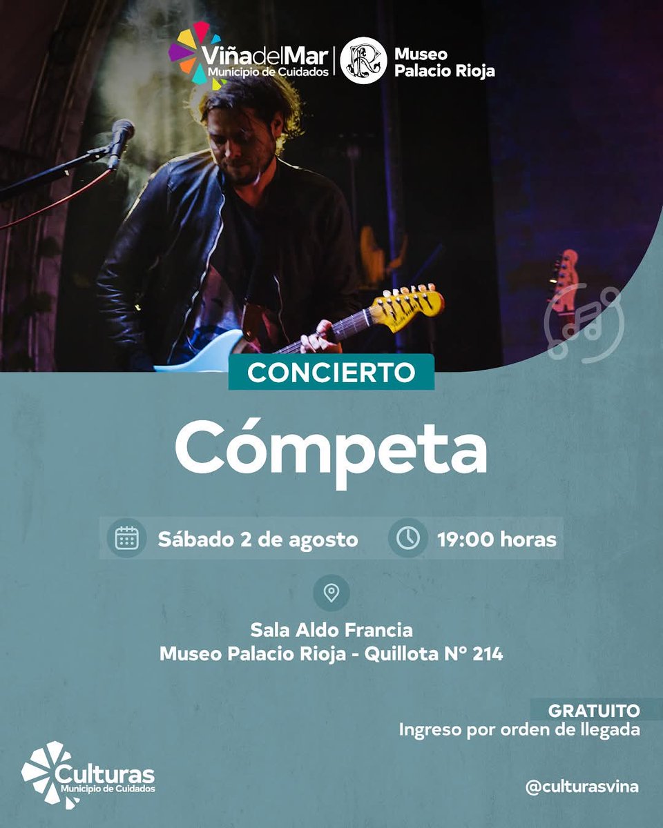 Galactor83's tweet image. Cómpeta en vivo este sábado en @palaciorioja de #viñadelmar 
.
#musicachilena #rockchileno