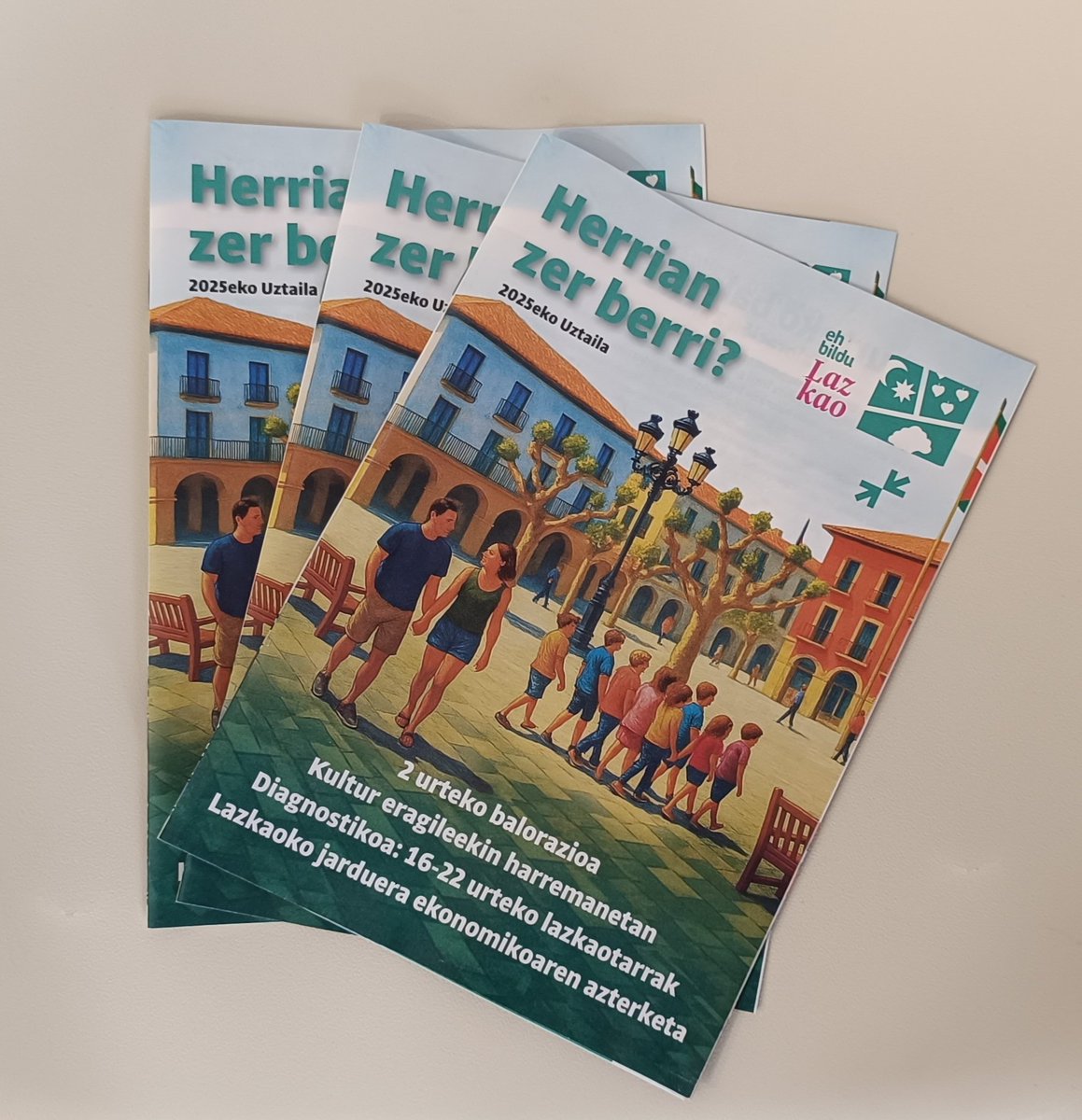 Hemen duzue EH Bildu Lazkaoren Uztaileko aldizkaria⬇️ ehbildu.eus/herriak/lazkao…
