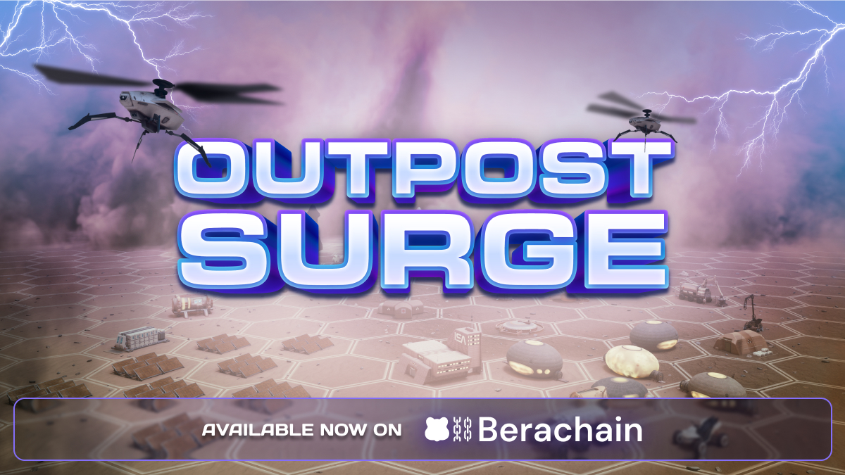 Outpost Surge (@outpostsurge) on Twitter photo Outpost Surge is now live on <a href="/berachain/">Berachain Foundation ๐ปโ</a>. Weโre proud to be the first 3D city-building strategy game to launch on the chain. Its been a 2+ year journey to get here!
Download it on <a href="/HyperPlayGaming/">HyperPlay</a>, earn XP, climb the leaderboard, and compete for rewards.
All the details ๐ Outpost Surge is now live on <a href="/berachain/">Berachain Foundation ๐ปโ</a>. Weโre proud to be the first 3D city-building strategy game to launch on the chain. Its been a 2+ year journey to get here!
Download it on <a href="/HyperPlayGaming/">HyperPlay</a>, earn XP, climb the leaderboard, and compete for rewards.
All the details ๐