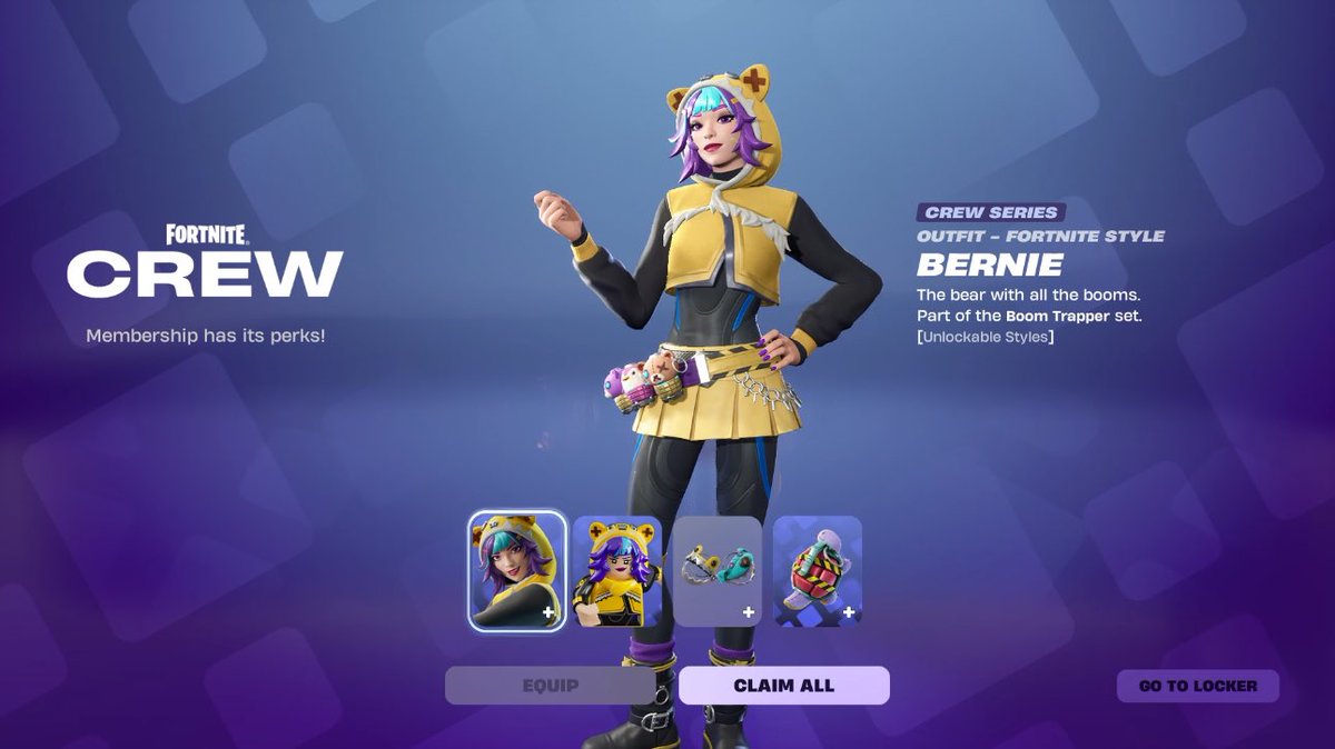 FortniteFNLK's tweet photo. FORTNITE ITEM SHOP RELEASE DATES!

- Psycho Bandit Skin: July 29
- Endo Car Body: July 29
- Bernie Crew Pack: July 31 
- FNCS Star Wand Pickaxe: July 29-31
- FNCS Champion Crystal Skin: July 29-31
- Major Lazer Skin: July-August
- Deadmau5 Skin: August
- McLaren 570S Car Body: August
- One Punch Man: July-August
- New Apple Skin: July-August
- FNCS The Axe Of Champions Pickaxe: July-August
- Mad Moxxi Skin: September 29 

————————————————
NO RELEASE DATES BUT IS 100% COMING SOON! 

- Peacemaker Skin 
- Jujutsu Kaisen JJK Skins 
- Miles Morales Skin
- Spiderman 2099 Skin 
- Spiderman No Way Home Skin
- Anderson .Paak Skin
- Rick & Morty Skins
- Best In Show Bundle
- Takumi of the Tides 
- Daft Punk 
- The Simpsons
- One Punch Man 
- Ash Williams
- T-800 & Sarah Connor
- Futurama
- Serpentbreaker Charlotte
- Everyday Magic Bundle
- Reina Bundle
- Devil May Cry 
- One Piece
- Futurama 
- Solo Leveling 
- Yakuza
- Fast & Furious 
- Demon Slayer 
- James Bond 
- Pixar's Cars 
- Three Strikes Bundle 
- Stormlight Bundle 
- Hopper Bundle 
- Immortal Sands Bundle 
- Volcanic Assassin Bundle
- First Fighers Bundle 
- Robo Rebels Bundle 
- Fatal Fielders Bundle 
- Returning Renegades Bundle

USE CODE ‘FNLK’ #ad