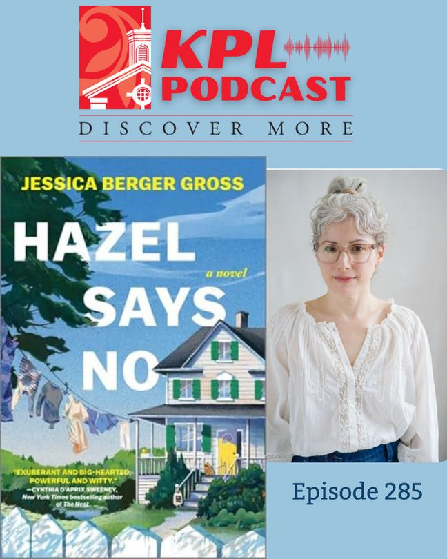 In our latest podcast episode, we talk with 
Jessica Berger Gross about "Hazel Says No" which includes a shocking event on Hazel’s first day of senior year. kplpodcast.buzzsprout.com/1278428/episod…