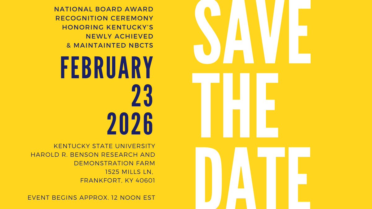 Kentucky NBCT Network tweet media