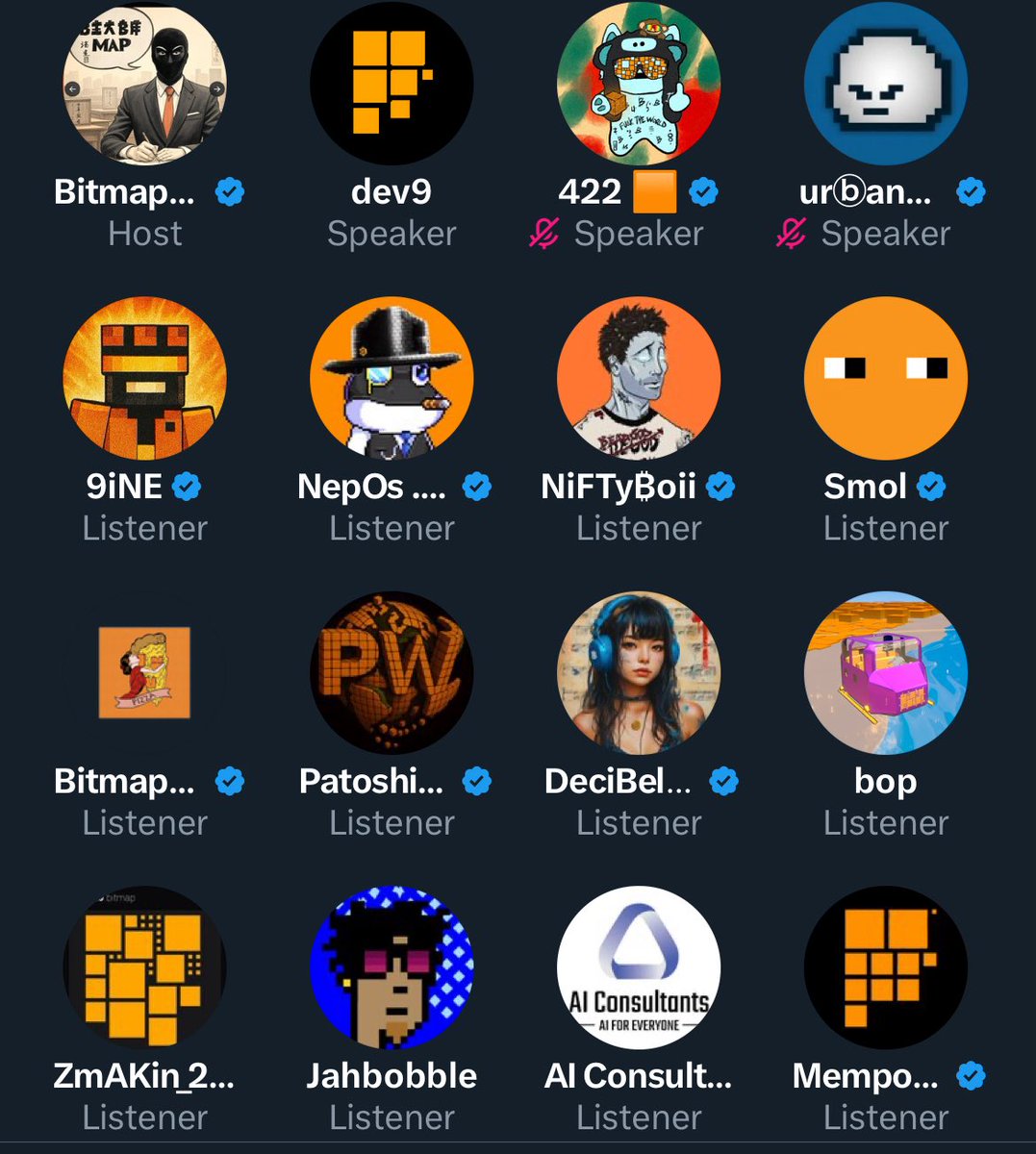 block9ine's tweet image. Just chilling with me mates, handsome buncha profile pictures 🟧