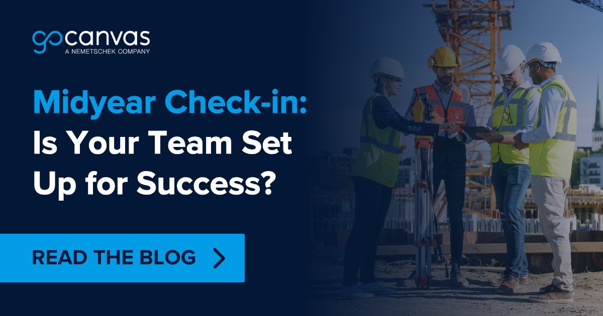 Midway through the year = the perfect time to pause, check in, and reset. 🛠️
👉 bit.ly/44RFiKr

How’s your team tracking so far?

#GoCanvas #FieldService #FieldOps #DigitalSolutions