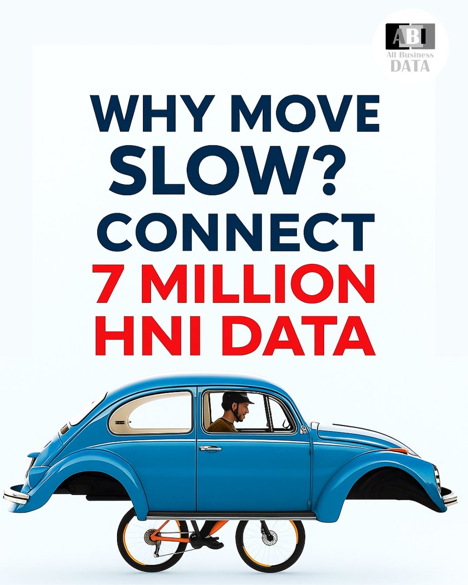 allbusinessdata's tweet image. You’re not moving slow, you’re moving with the wrong data.
Shift gears with 7 Million High-Net-Worth Leads.
🚀 Let’s go!
.
Contact us:
Call/WhatsApp us at 858590112

#Allbusinessdata #HNIDatabase #LeadAcceleration #SmartData #EliteLeads #MarketingUpgrade