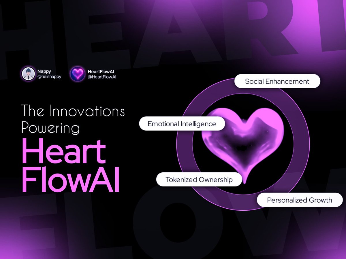 heisnappy's tweet photo. @HeartFlowAI The Innovations Powering HeartFlowAI:
@HeartFlowAI combines emotional depth with adaptive intelligence to deliver truly human-like companionship.
• Emotional Intelligence: @AuroraHFAI reads tone and sentiment to respond with real empathy.
#HeartFlowAIThread https://t.co/fc3ygiwVQ6