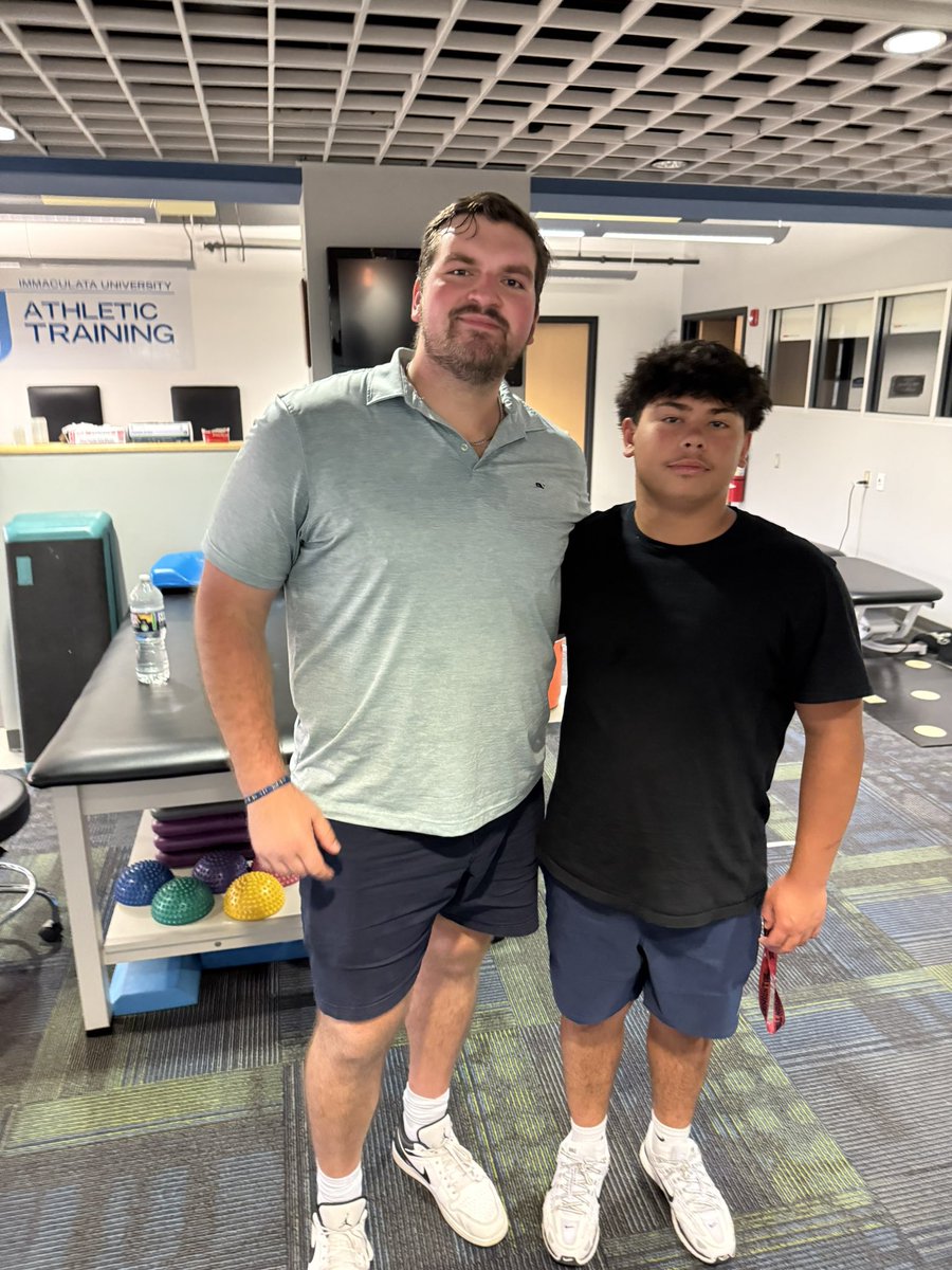 Blessed to receive my first Official offer from D3 Immaculata University. And again thank you Coach Murray for having me down and showing me around campus.