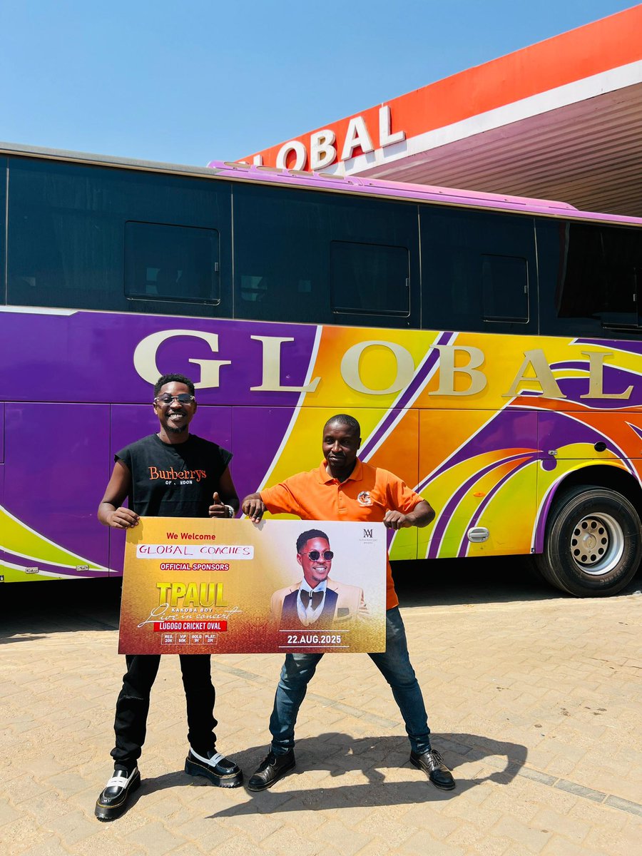 KaKoBaBoi (@tpaul256) on Twitter photo A huge thank you to <a href="/CoachesLtd/">Global Coaches Uganda</a> for their generous support of #TPaulLiveInConcertLogogoCricketOval We couldn't do it without you๐ A huge thank you to <a href="/CoachesLtd/">Global Coaches Uganda</a> for their generous support of #TPaulLiveInConcertLogogoCricketOval We couldn't do it without you๐