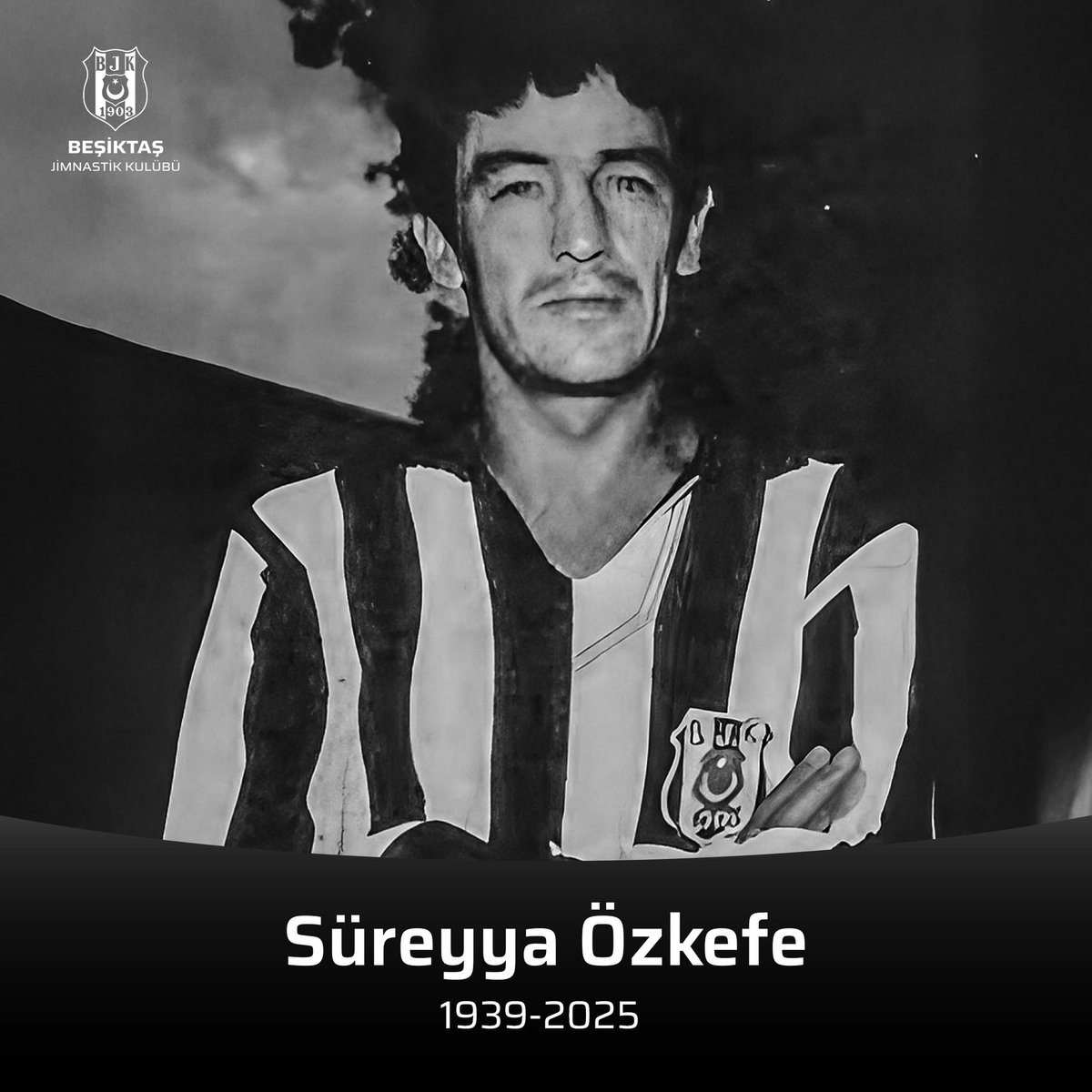 1961-1970 yılları arasında formamızı terleten ve iki şampiyonluğumuzda pay sahibi efsane futbolcularımızdan Süreyya Özkefe’nin vefat ettiğini derin bir üzüntüyle öğrenmiş bulunuyoruz.

Süreyya Özkefe'ye Allah’tan rahmet, ailesine ve yakınlarına başsağlığı diliyoruz.