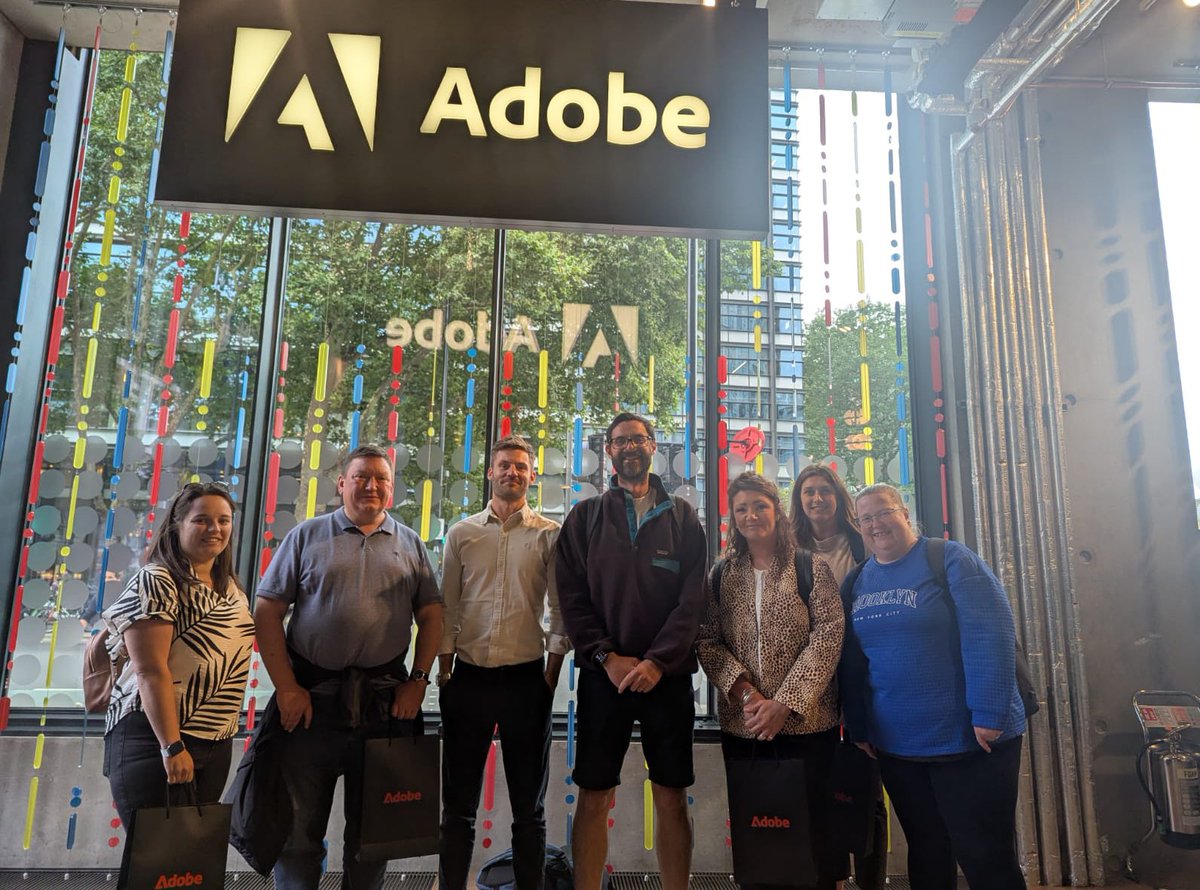 LEO Technology for Learning (@leocomputing) on Twitter photo ✨ What a great day at <a href="/Adobe/">Adobe</a> HQ with our friends from <a href="/Discoverytrust/">Discovery Trust</a>
Thank you <a href="/AdobeForEdu/">Adobe For Education</a> UK team - <a href="/Jenking__/">Jennifer King (Blum)</a>, <a href="/dom_traynor/">Dom Traynor</a> & <a href="/YsgolDdigidol/">Meredudd Jones - Yr Ysgol Ddigidol</a> - for inspiring us about digital creativity in schools.
Good to catch up with <a href="/benforta/">Ben Forta🎗️</a> too - exciting year ahead for our students! ✨ What a great day at <a href="/Adobe/">Adobe</a> HQ with our friends from <a href="/Discoverytrust/">Discovery Trust</a>
Thank you <a href="/AdobeForEdu/">Adobe For Education</a> UK team - <a href="/Jenking__/">Jennifer King (Blum)</a>, <a href="/dom_traynor/">Dom Traynor</a> & <a href="/YsgolDdigidol/">Meredudd Jones - Yr Ysgol Ddigidol</a> - for inspiring us about digital creativity in schools.
Good to catch up with <a href="/benforta/">Ben Forta🎗️</a> too - exciting year ahead for our students!