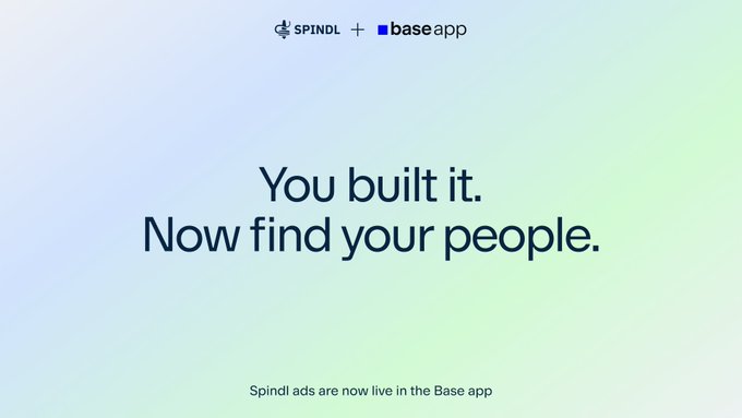 Baseアプリ上のSpindl広告発表