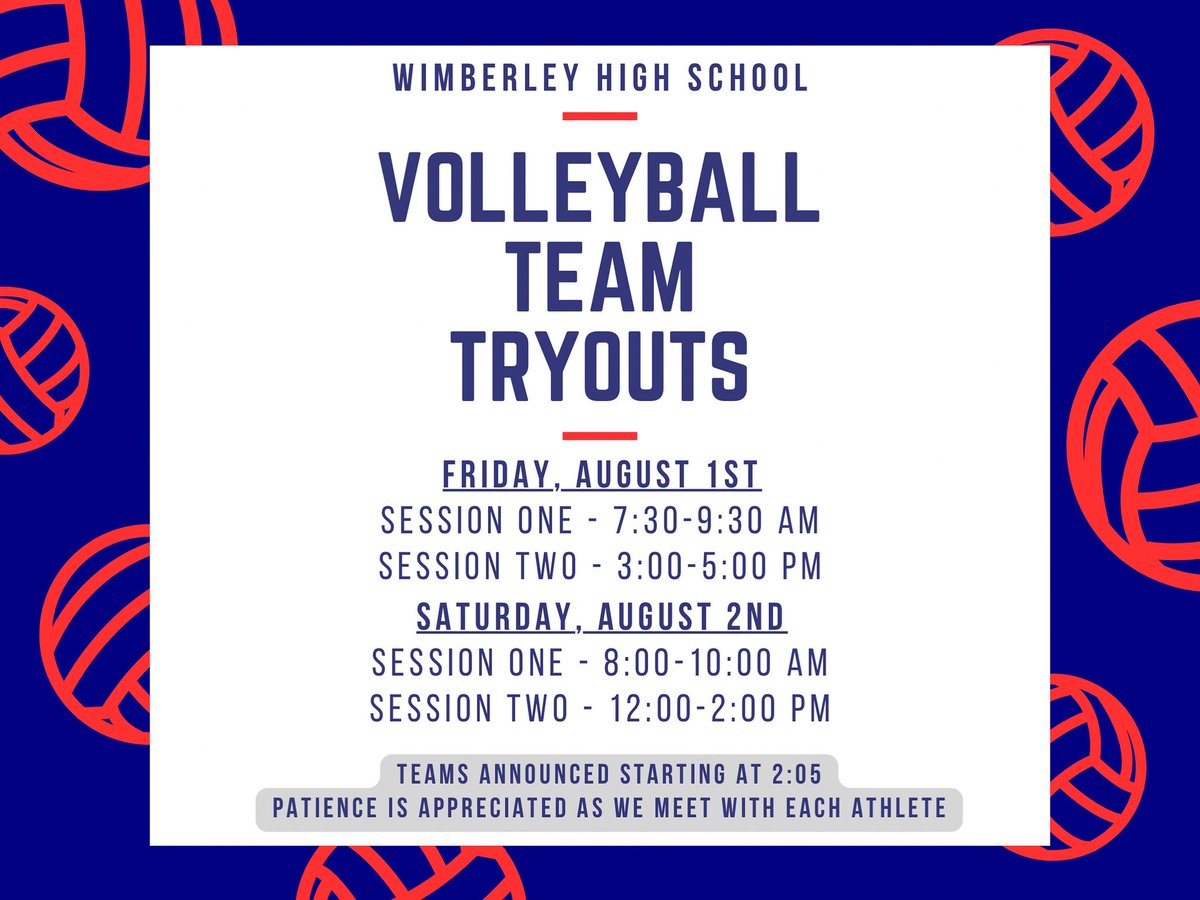 Our favorite season has arrived! 

Check out the tryout information below and come ready to work! #TP4L