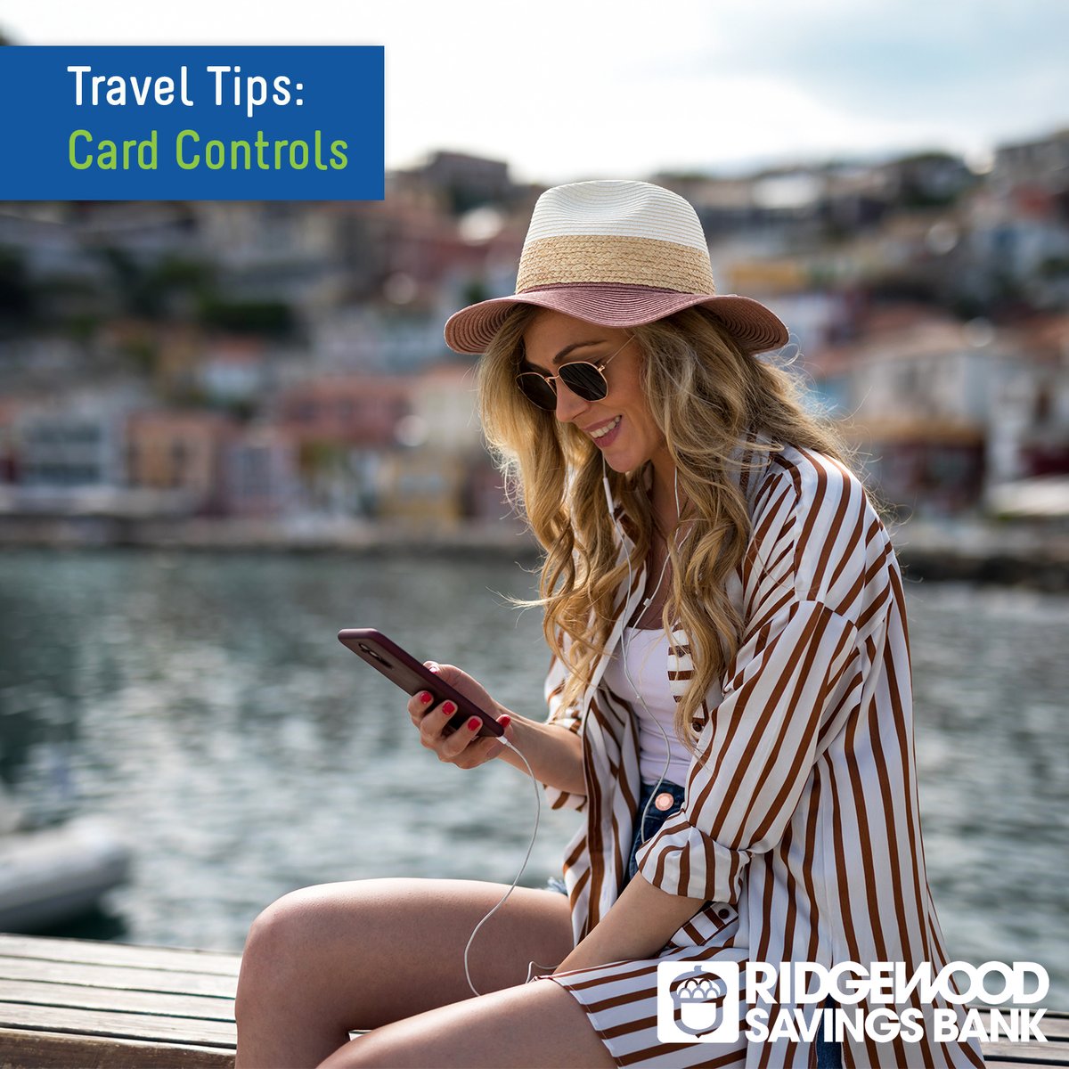 💳Misplaced your Ridgewood Debit Mastercard®? Use Card Controls available in Ridgewood’s Mobile Banking to lock your card. 

#TravelTips #MobileBanking #Travel