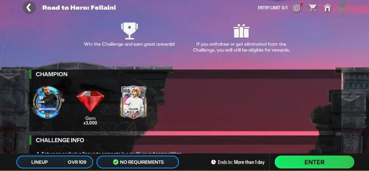 New Challenge mode