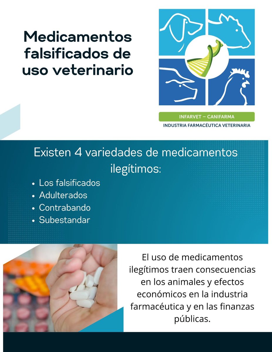 INFARVET_1's tweet photo. INFARVET tiene el compromiso de implementar programas para sensibilizar a las organizaciones y productores pecuarios del riesgo de utilizar productos farmacéuticos veterinarios ilegítimos. https://t.co/VYSApa29CJ