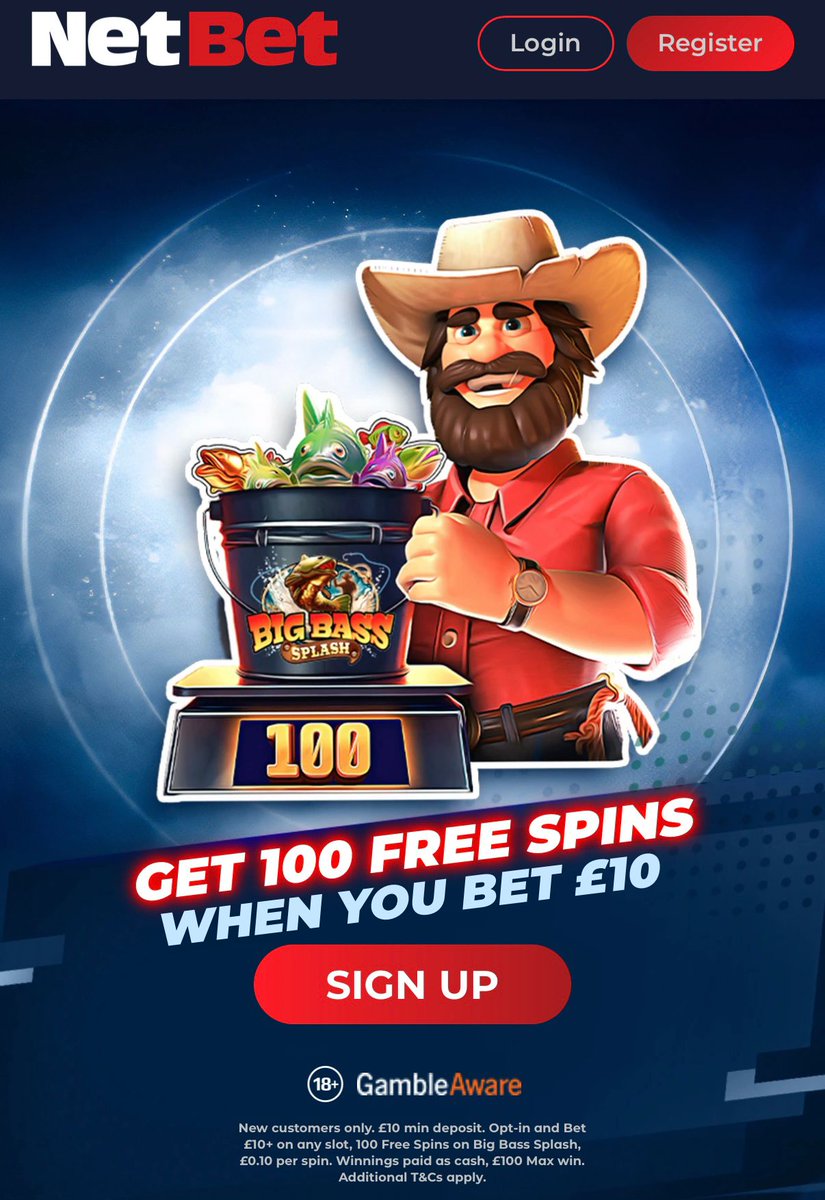 The Hitman Tipster (@hitman_tipster) on Twitter photo KEEP WHAT YOU WIN - WAGER FREE!!
ONE FOR YOU THAT LIKE A GO ON THE ONLINE CASINOS! 🎰👇
WELCOME BONUS 👀100 FREE SPINS 🎰  WAGER FREE
Claim Here 👉 bit.ly/Get-100-Wager-…
🔞 | T&C’s Apply | GambleAware | #ad KEEP WHAT YOU WIN - WAGER FREE!!
ONE FOR YOU THAT LIKE A GO ON THE ONLINE CASINOS! 🎰👇
WELCOME BONUS 👀100 FREE SPINS 🎰  WAGER FREE
Claim Here 👉 bit.ly/Get-100-Wager-…
🔞 | T&C’s Apply | GambleAware | #ad