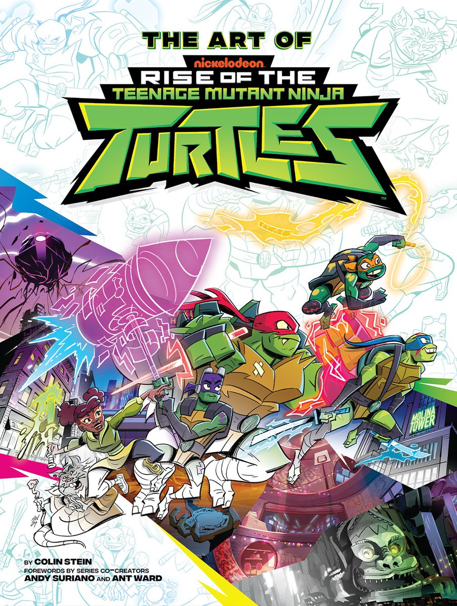 ToonHive's tweet photo. ‘The Art of Rise of The Teenage Mutant Ninja Turtles’, an art book showcasing work from the show by Colin Stein will release on January 20, 2026.

The book will feature concept art, character development, background designs, and more.

Pre-order: https://t.co/I7yNw8SlQ9 https://t.co/KCB9zM4QH1