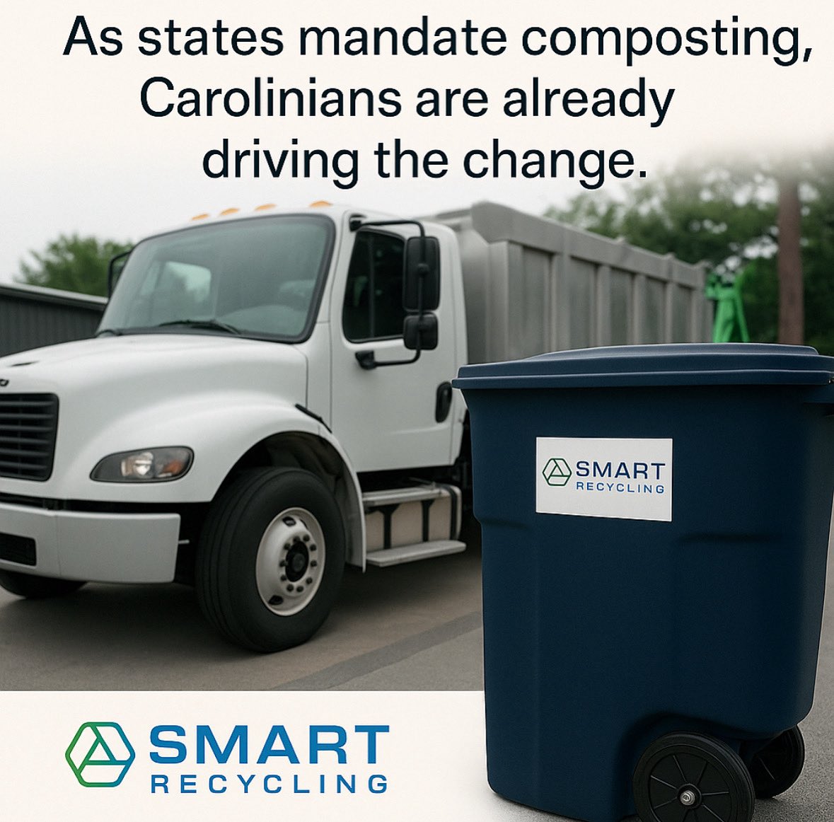 SMARTrecycle_US's tweet photo. In the Carolinas, composting isn’t required - yet many schools, businesses, &amp; municipalities are voluntarily stepping up to sustainability. We support their integrating food waste diversion into daily operations and showing how small actions drive meaningful impact. https://t.co/QE1LIlZLKK