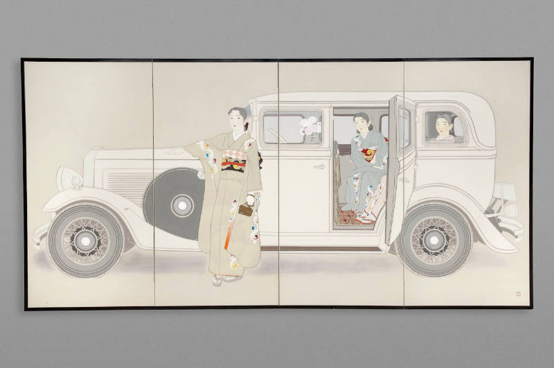 Three Sisters, by Yamakawa Shuho, 1936