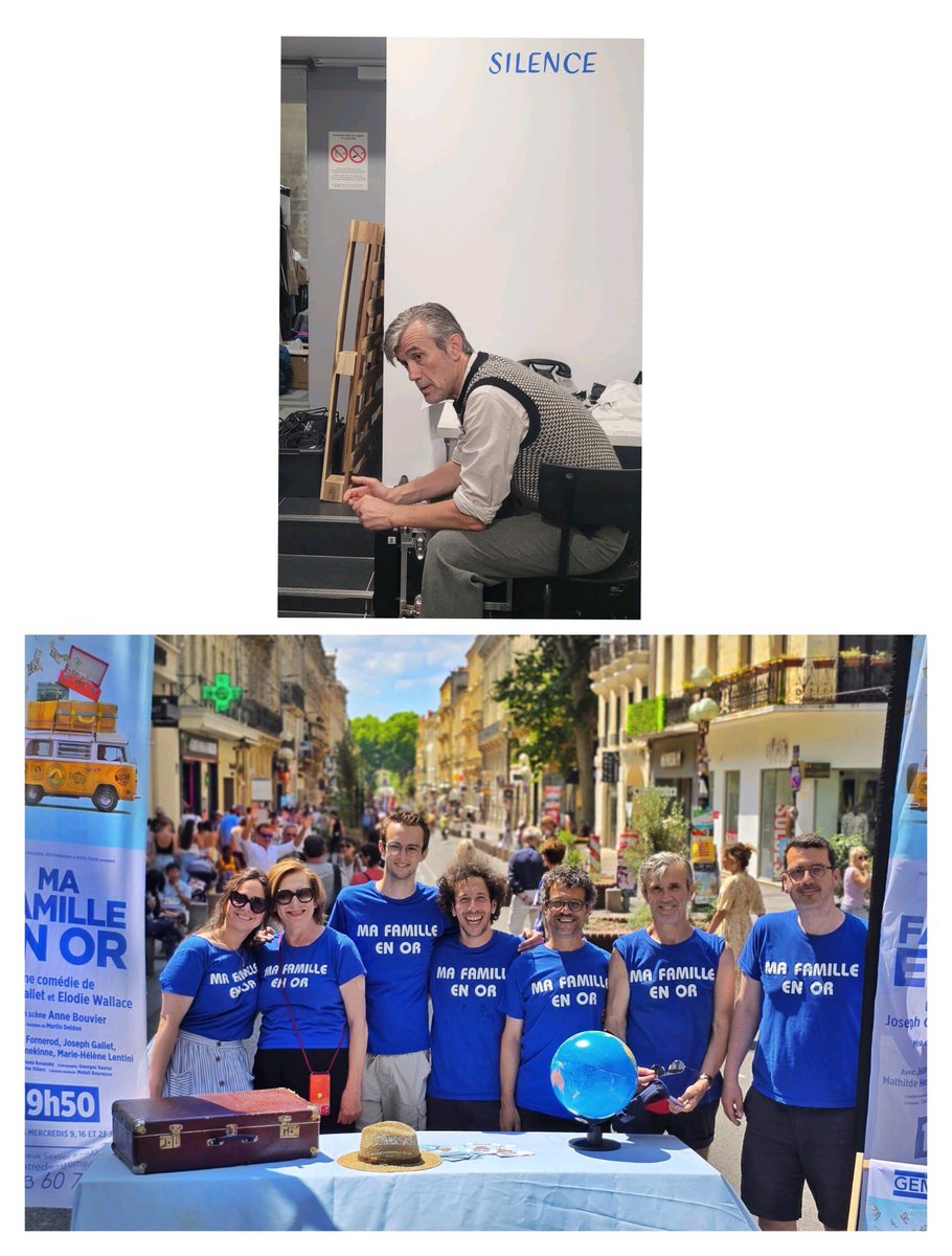 C'était MA FAMILLE EN OR  au Théâtre des Gémeaux -Avignon au Festival d'Avignon 2025!!! Une folle et grande aventure qui se prolongera en septembre au Théâtre des Gémeaux -Parisiens!!
Bel été à tous et toutes 🌞