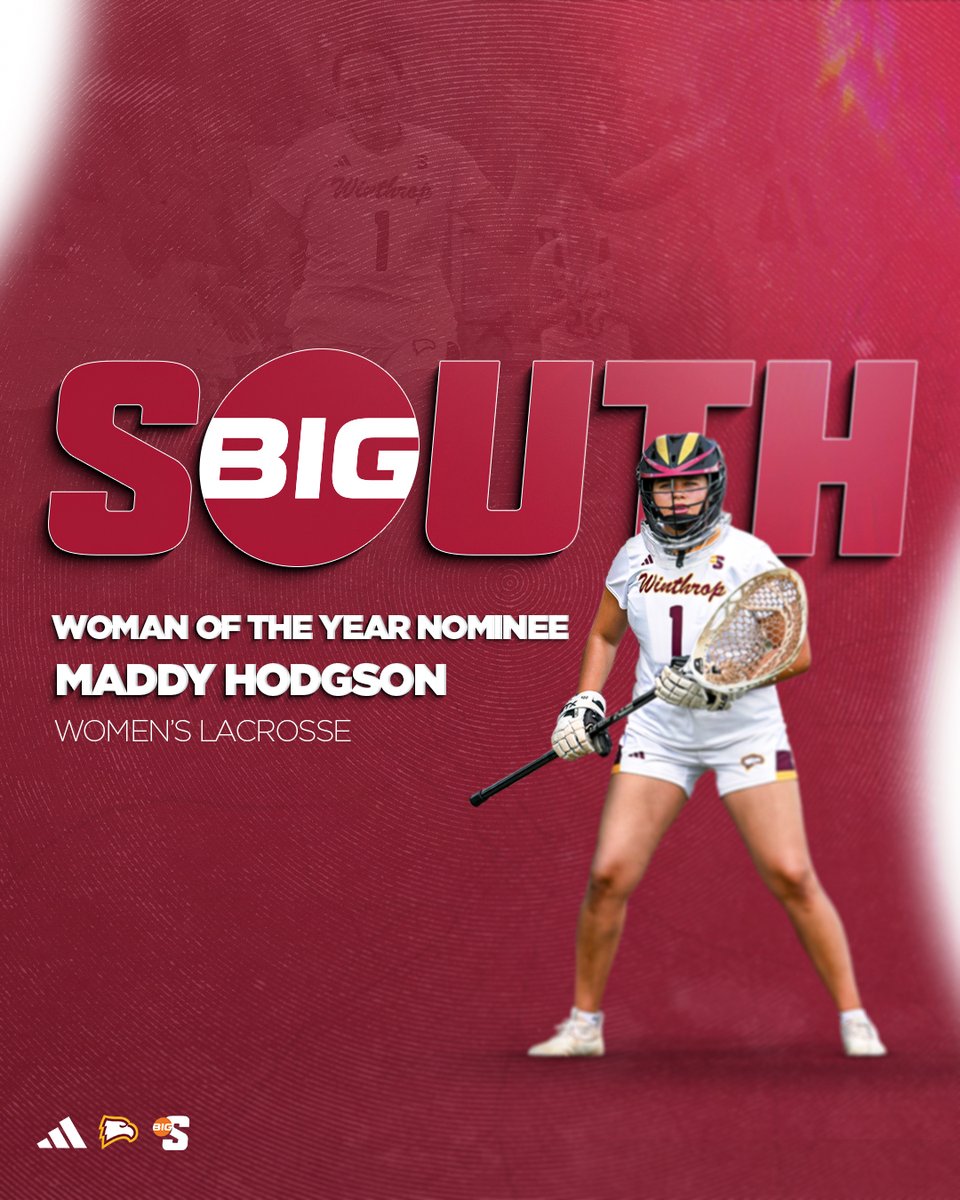 𝗪𝗢𝗠𝗔𝗡 𝗢𝗙 𝗧𝗛𝗘 𝗬𝗘𝗔𝗥 𝗡𝗢𝗠𝗜𝗡𝗘𝗘 🤩
.
Congratulations to Maddy Hodgson on being named the Institutional Nominee for the Big South Woman of the Year Award!
.
bit.ly/4ogYlpi
.
#GoEagles | #ROCKtheHILL