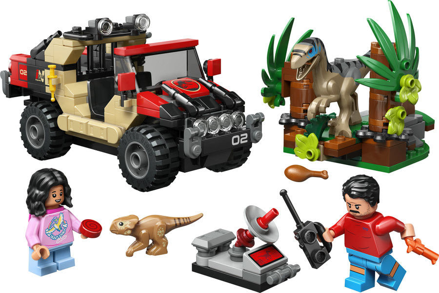 brickunited1's tweet photo. Thrills await with the LEGO® Jurassic World™ Raptor Off-Road Escape set! This 285-piece adventure comes with a Velociraptor, mini-figures, and a fun off-road vehicle! Perfect for dino fans age 6 and up! Get yours today at https://t.co/g1lh7e414U #LEGO #JurassicWorld #KidsToys https://t.co/GUPtaGP7xl