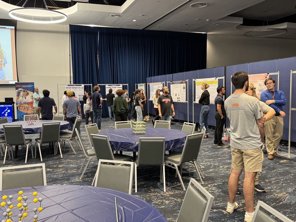 UTSAChemistry (@utsachemistry) on Twitter photo Congrats to our 2nd cohort of the Voelcker Summer Research Experience for Undergraduates in Pharmaceutical Sciences! We wrapped up an incredible summer with a Poster Session & Closing Reception, where our students proudly showcased their research projects. <a href="/UTSASciences/">College of Sciences</a> Congrats to our 2nd cohort of the Voelcker Summer Research Experience for Undergraduates in Pharmaceutical Sciences! We wrapped up an incredible summer with a Poster Session & Closing Reception, where our students proudly showcased their research projects. <a href="/UTSASciences/">College of Sciences</a>