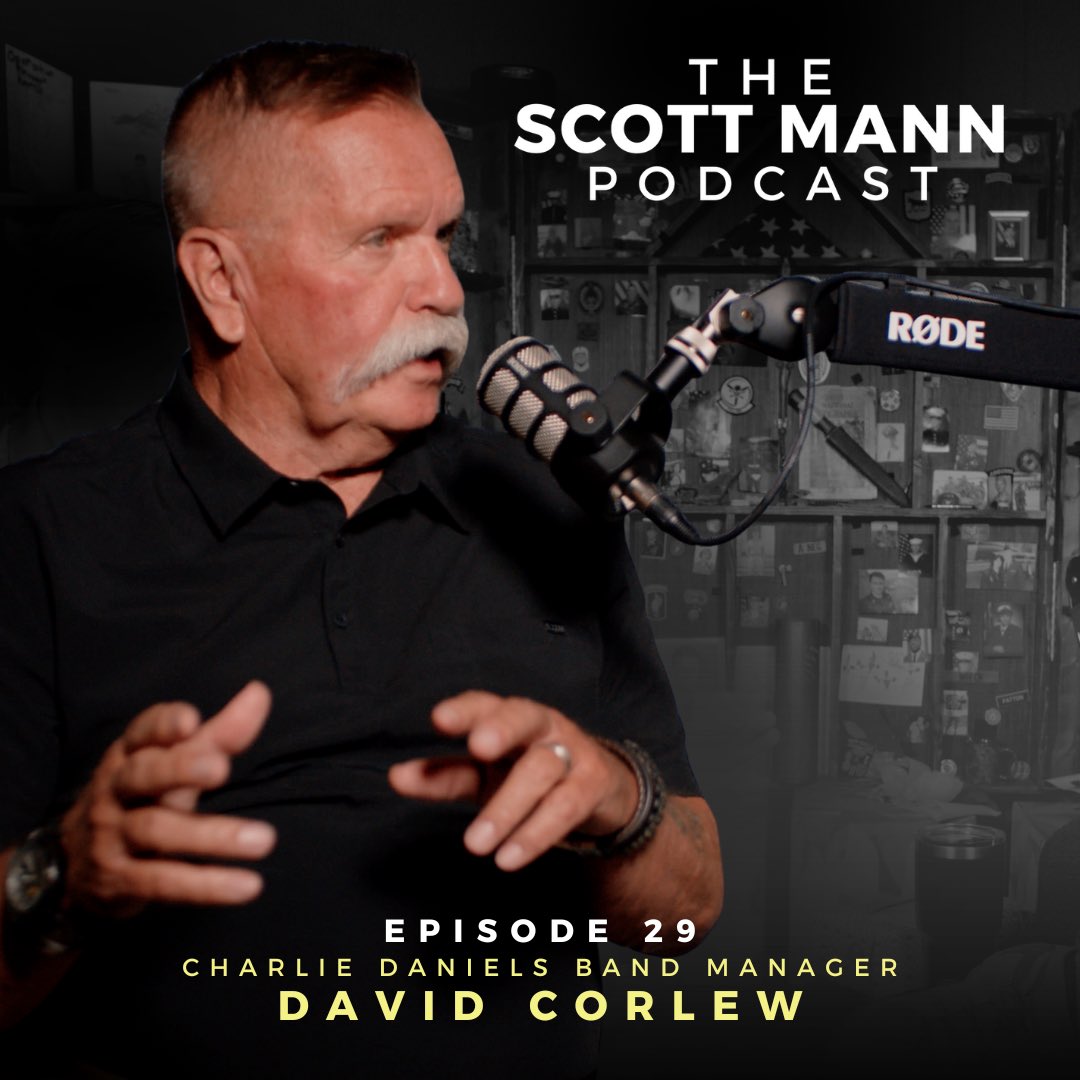 Teammates, head over and check out the latest episode of the Scott Mann Podcast, this time with my friend David Corlew, who spent decades as Charlie Daniels’ manager. Super powerful story of growth, redemption, and human connection. 

youtu.be/fek3N4SF0Lw?si…