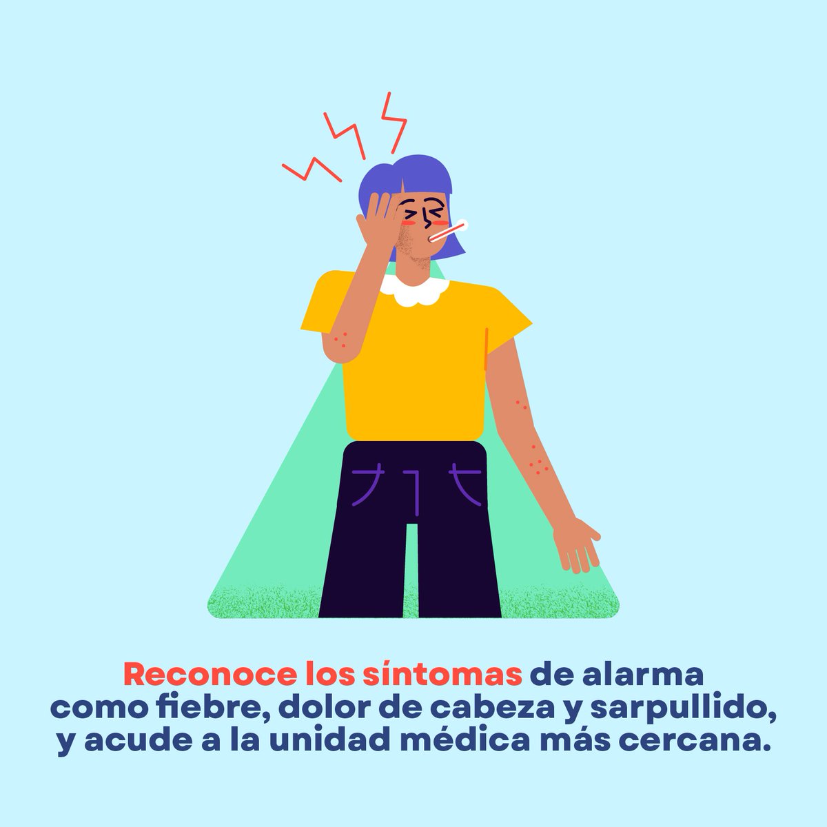 Durante el periodo vacacional, reforzar la prevención contra el dengue es crucial. El mosquito transmisor se reproduce en agua acumulada.  Lava y tapa recipientes con agua, mantén los patios limpios, usa repelente regularmente. La prevención es responsabilidad de todas y todos.