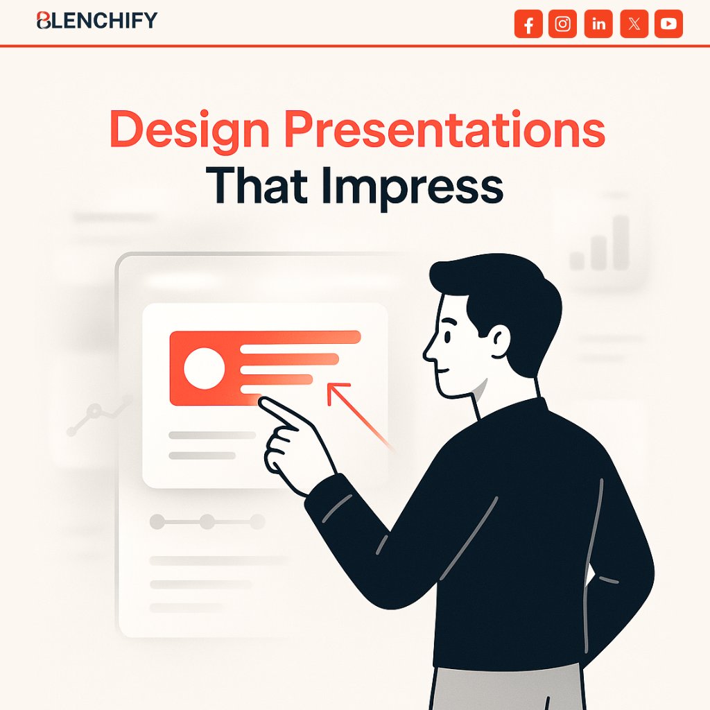 blenchify's tweet image. Make your presentations pop with Blenchify’s expert design services! Clear, creative, and professional slides every time.

#PresentationDesign #GraphicDesign #Blenchify #SlideDesign #ProfessionalPresentations #PitchDeck #VisualStorytelling #BusinessGrowth #MarketingMaterials