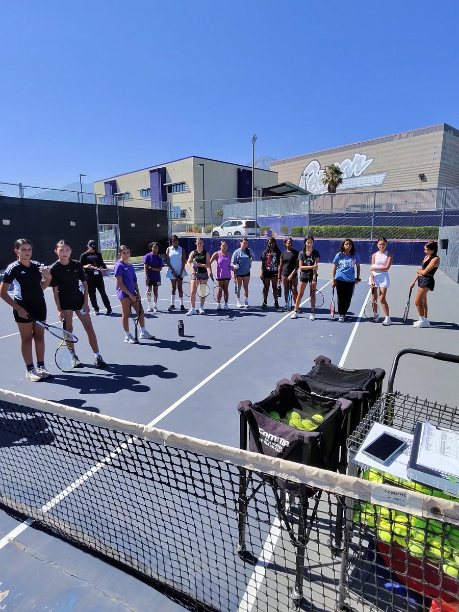 Rancho Tennis Girls tryouts are currently underway from 330pm-5pm through Thursday on the tennis courts.
<a href="/RanchoHSCougars/">Principal Aikens</a> <a href="/MrRobertSanch/">RCHS Athletics & Activities</a> <a href="/sports_rchs/">RCHS Sports</a> @RCHSAchievement <a href="/asbRCHS/">RCHS ASB</a> <a href="/RchsBstrs/">RCHS Cougar Boosters</a> <a href="/RchsStore/">RCHS Student Store</a>