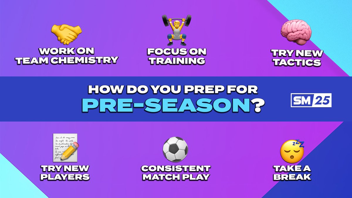 InvncblsGames's tweet photo. How do you prepare your club for pre-season? 🤔 
#SM25 https://t.co/UWQgQ5uhsf