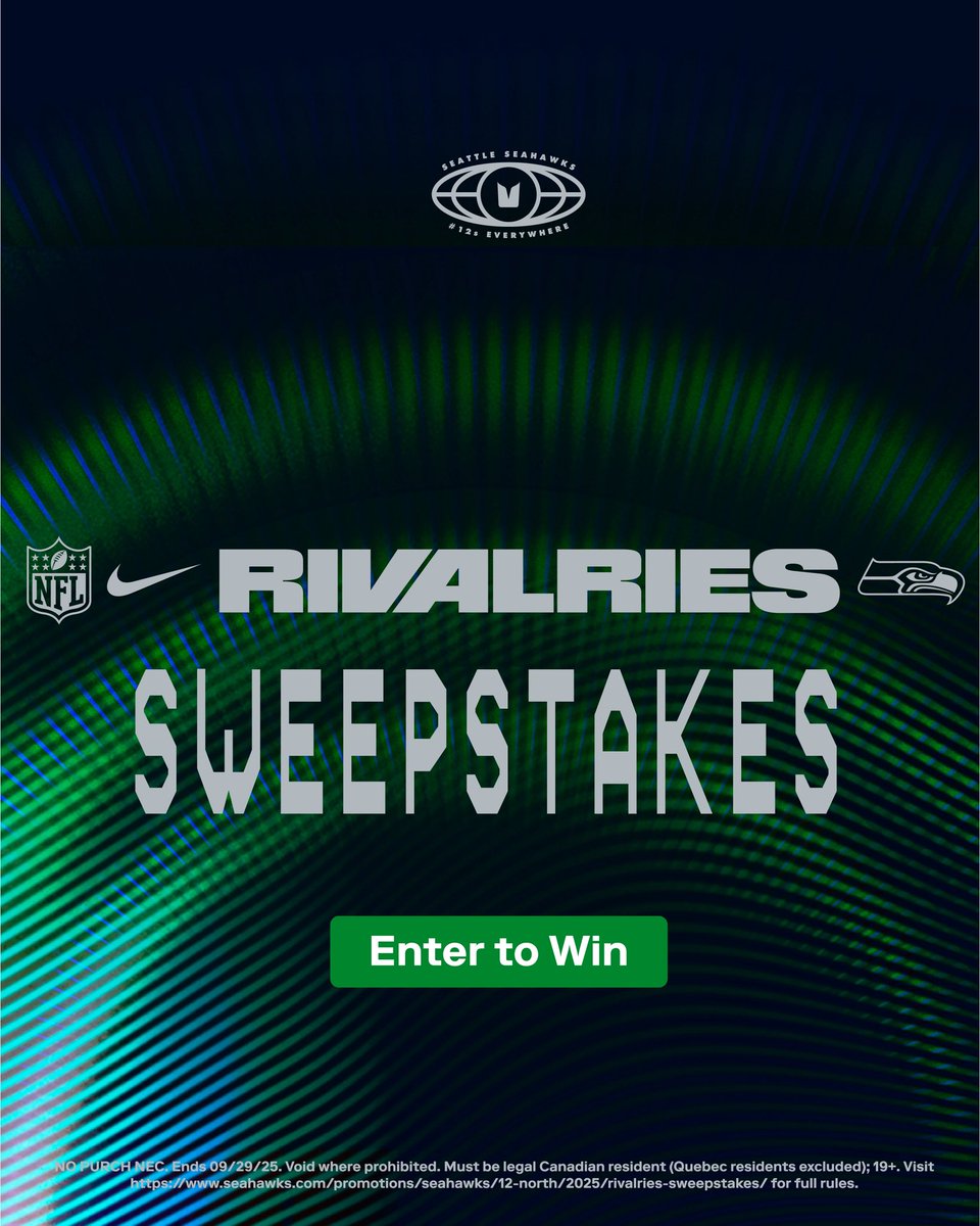 Coming Soon 👀
￼
Enter for a chance to win a custom Seahawks Rivalries Jersey.

#sweepstakes | shwks.com/f13frx0d