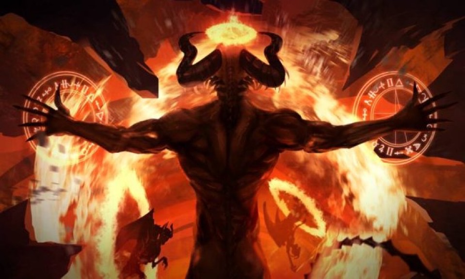Satans pitch fork has three Evil prongs!   On the left is his Evil Communism, on the right is his Evil Islam,  in the center is his Evil Democrats holding it all together!!