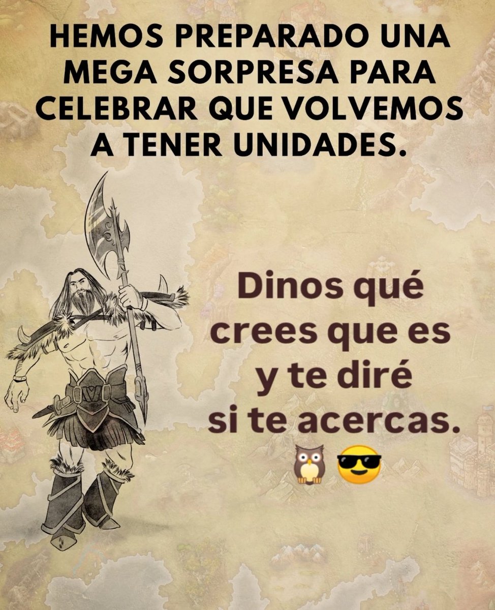 En breve anunciamos la sorpresa. 
Nos habéis dicho muchas posibilidades, ¿por cuál te decantas tú?
#MAE #MundoAbiertoElria #Owlistic
