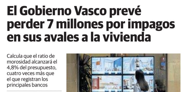 Se estiman perdidas de 7M porque decir que estamos arriesgando 150M de la caja común para viviendas particulares sin solvencia suficiente es difícil de explicar. 

Hay que cambiar el chip: recursos públicos para vivienda pública!