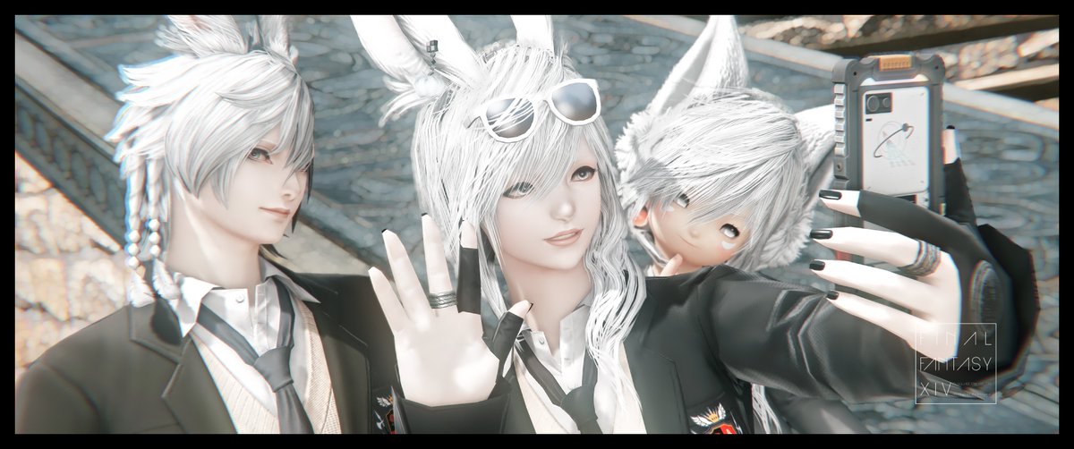 #おはうさ ございます             
#FF14 #FFXIV #ヴィエラ
