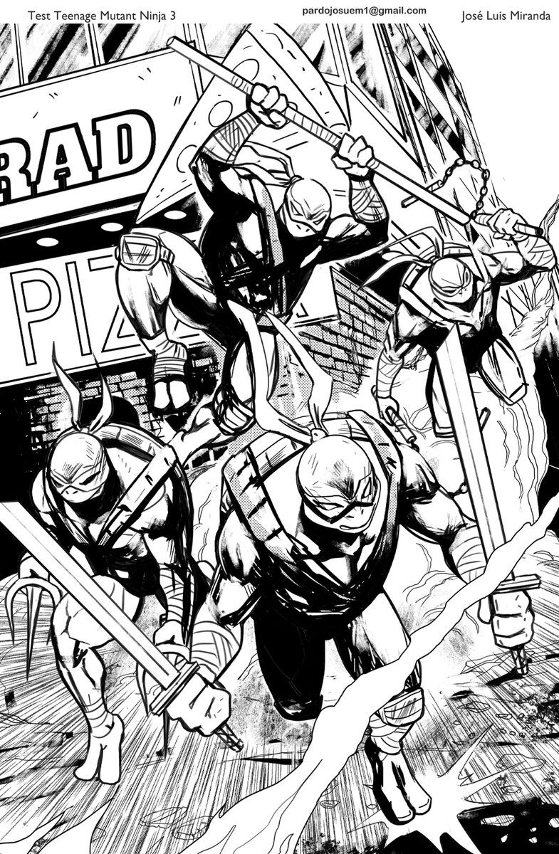 Here’s my take on the TMNT — dynamic, gritty, and full of action. Open for freelance work. Contact via DM or email: pardojosuem1@gmail.com
 behance.net/pepelucho1
#TMNT #NinjaTurtles #ComicArt #SequentialArt #ComicBookArtist #PortfolioDay #IDWComics #TMNTArt