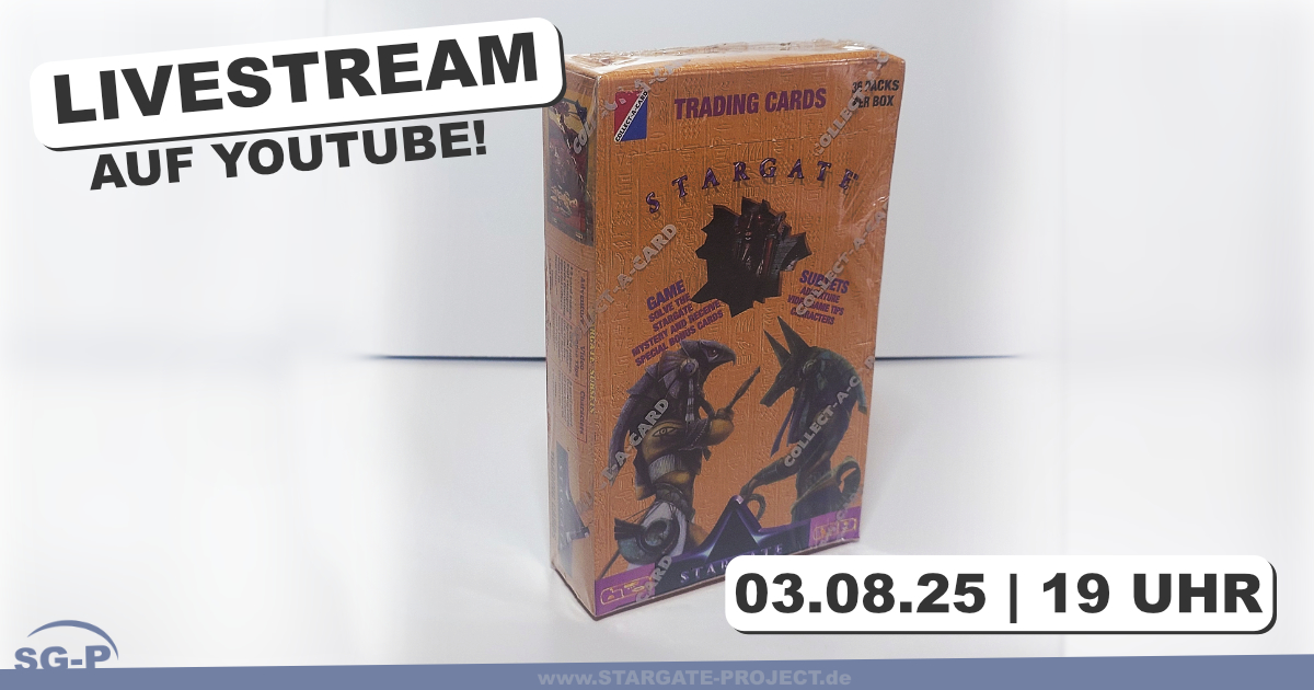 SG_Project's tweet photo. Ihr habt abgestimmt! Wir sollen die Box mit Trading Cards zum Kinofilm öffnen & das machen wir!
Am Sonntag, 3. August 2025 um 19 Uhr gehen wir auf YouTube live, sodass ihr dabei sein könnt.
https://t.co/YGLhgkyTDc
#Stargate #TradingCards #StargateMerchandise #StargateCollector https://t.co/voMlxywOXQ