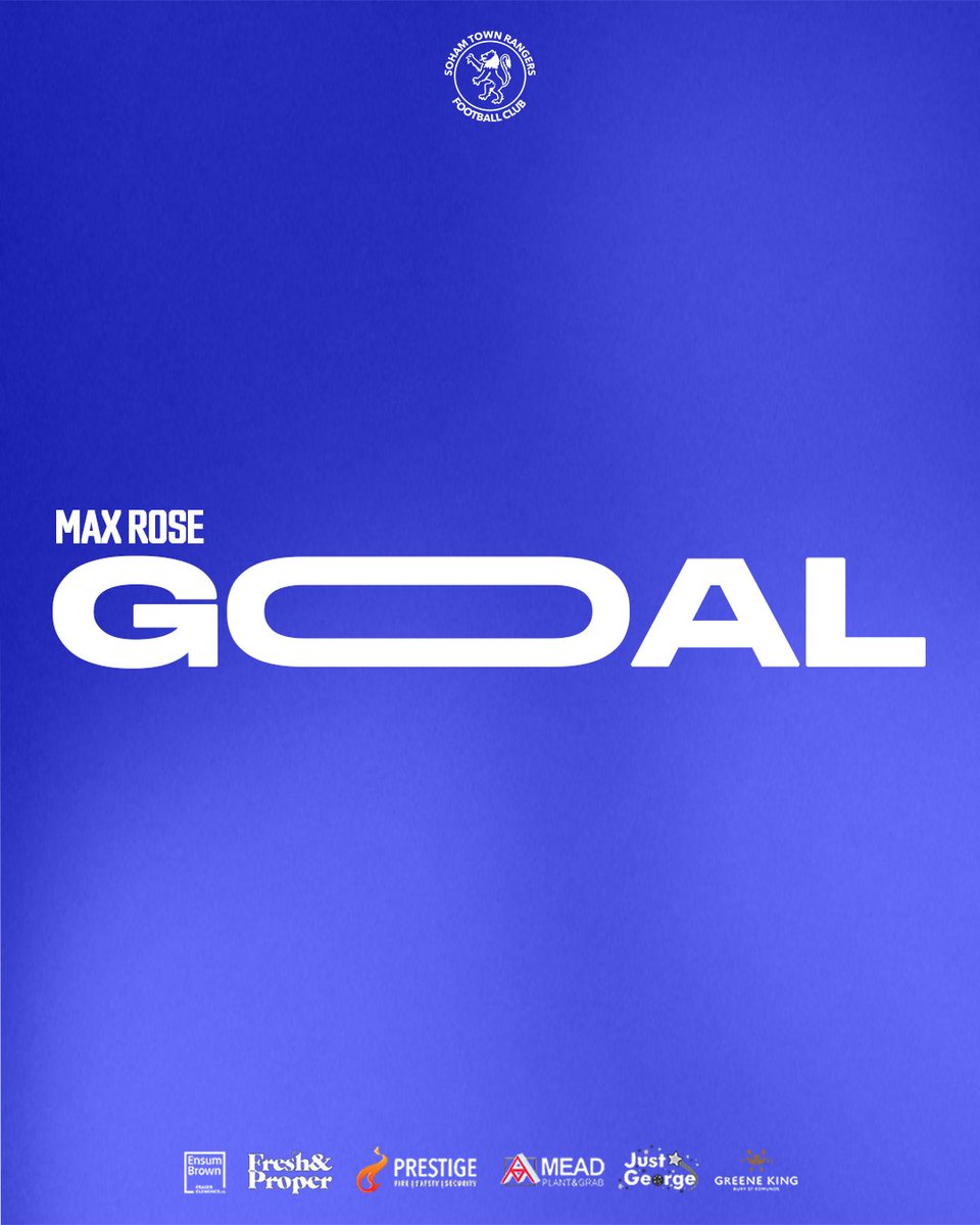 Soham Town Rangers FC (@sohamtownranger) on Twitter photo ⏰ (44’) | ✈️ 0-1 🔵 |
MAX ROSE PUTS US AHEAD JUST BEFORE THE BREAK! 🔥
#STRFC ⏰ (44’) | ✈️ 0-1 🔵 |
MAX ROSE PUTS US AHEAD JUST BEFORE THE BREAK! 🔥
#STRFC
