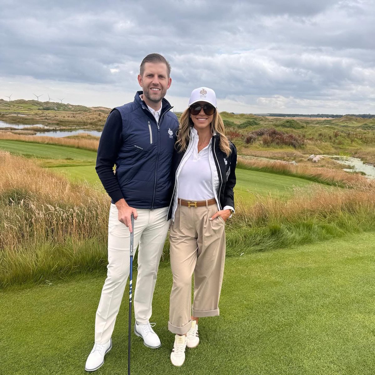 LaraLeaTrump's tweet photo. CONGRATULATIONS to @erictrump and the @TrumpScotland team on the opening of their new course — truly the greatest 36 holes in golf!!! ⛳️ 🏴󠁧󠁢󠁳󠁣󠁴󠁿 https://t.co/etPEBnpFz6