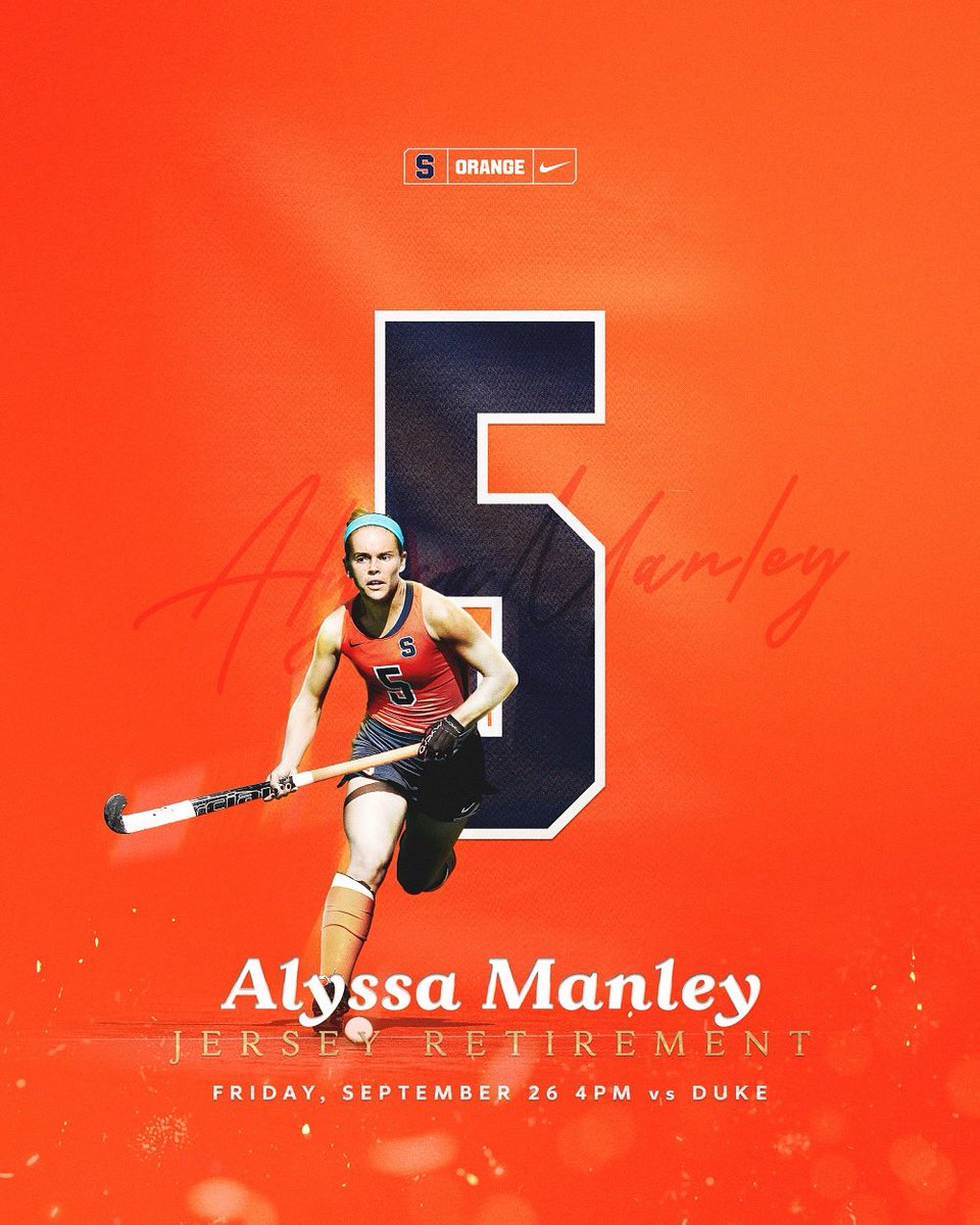A legendary player. A legendary career. A legendary jersey. 

National champion. All-American. Olympian.

On September 26 Alyssa Manley’s jersey will join Julie Williamson’s jersey in a place of honor at Coyne, as the program’s second retired jersey. 

#lygc x #ForeverOrange