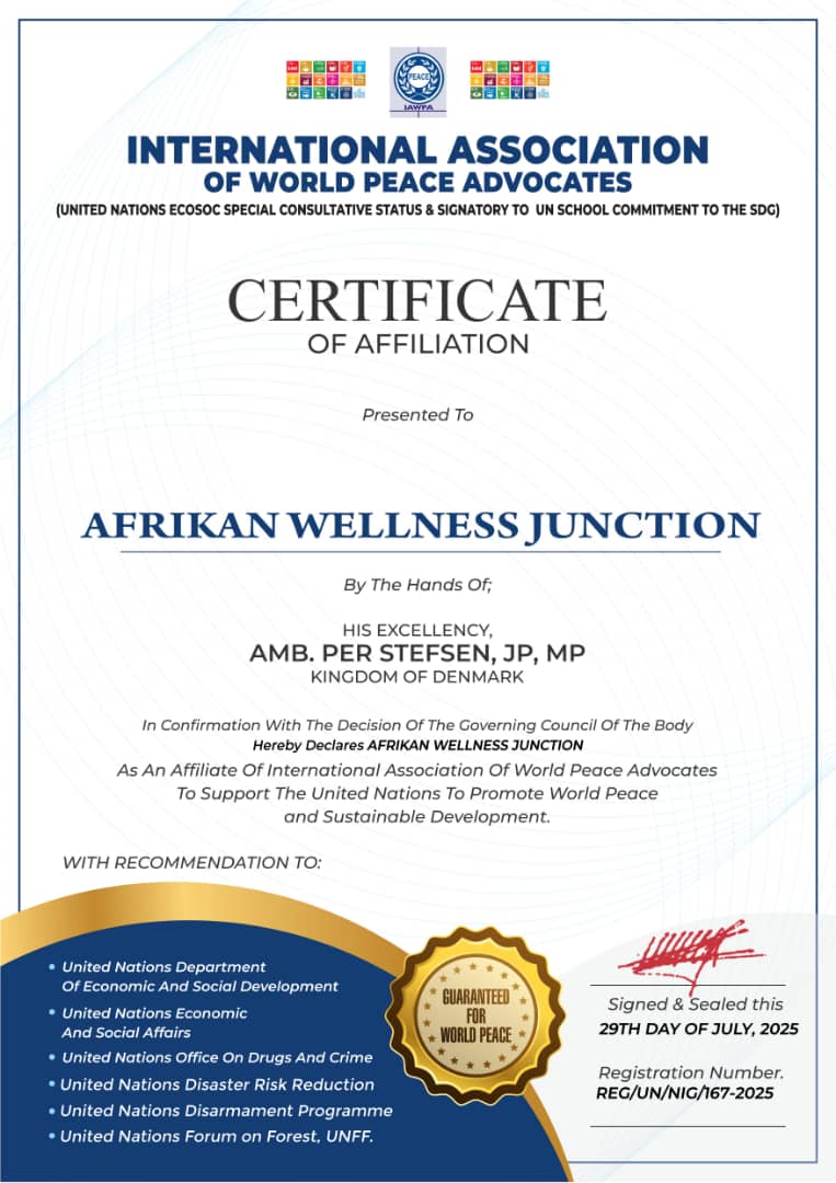 AfrikanWellness's tweet photo. The Launch of AFRIKAN WELLNESS JUNCTION the Program of GOODRICH-MEGA GLOBAL MARKET done  @skylighthotel Addis Ababa Ethiopia. 
As An Affiliate Of International Association of World Peace Advocates To Support The United Nations To Promote World Peace and Sustainable Development https://t.co/Yy5EL9Sa4E