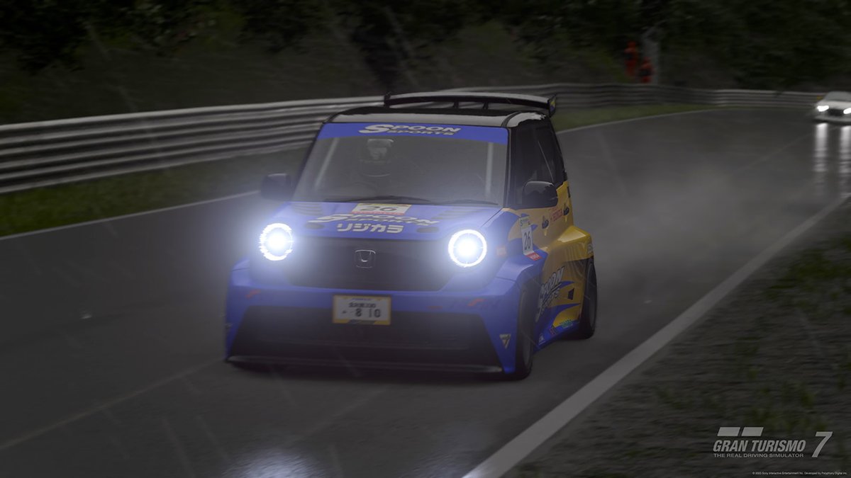 skymac_org's tweet photo. Ajout d'une réalisation sur la nouvelle épreuve en Kei Car sur le Nordschleife, avec la dernière arrivée, la Honda N-ONE RS '22, montée pour l'occasion. #GT7 #GranTurismo7 
https://t.co/yQlPIwaKyX https://t.co/l5cc2jWEC8