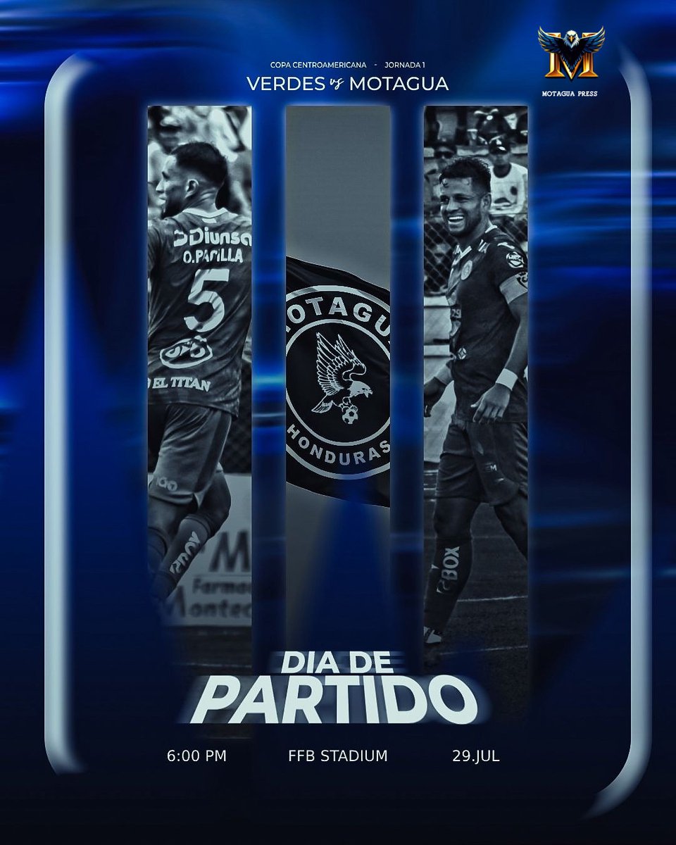 ¡Hoy juega Motagua! 

📍 Estadio FFB, Belmopán - Belice
🕕 Martes 29 de julio - 6:00 PM (hora Honduras)
🆚 Verdes FC 

#motagua
