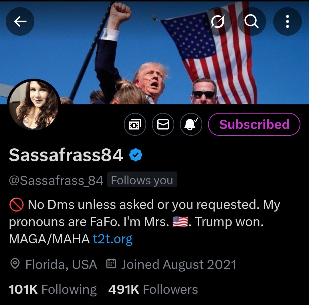 cjrseabee3 (@codyrussel70504) on Twitter photo Hello friends!!
I give credit where credit is due, regardless of account size. Recently I posted about subscriptions, and some of you asked me about my opinion on who to sub to, <a href="/Sassafrass_84/">Sassafrass84</a> in my opinion is a must have. She is not only a great patriot but she supports small Hello friends!!
I give credit where credit is due, regardless of account size. Recently I posted about subscriptions, and some of you asked me about my opinion on who to sub to, <a href="/Sassafrass_84/">Sassafrass84</a> in my opinion is a must have. She is not only a great patriot but she supports small
