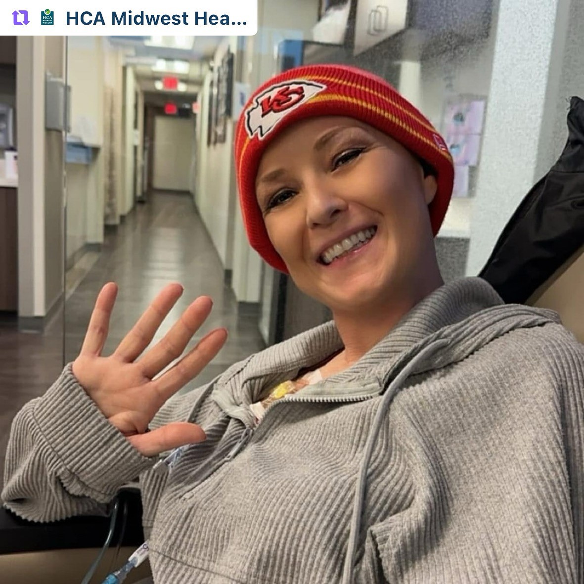 We're celebrating the recovery of Amy Graf, a nurse at Surgicenter of Johnson County, who is now cancer-free.

Amy received treatment in her fight against triple-negative breast cancer at HCA Healthcare's Overland Park Regional Medical Center.

Read more: bit.ly/44JdY0Y