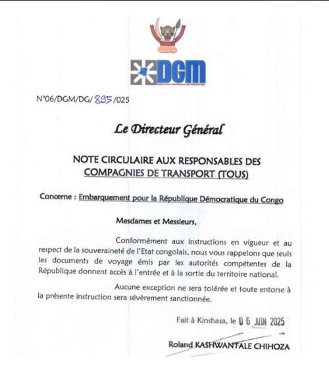 Grâce OMARI (@omarigrace1) on Twitter photo #RDC : En plus de la fermeture des banques, Kinshasa vient de restreindre la circulation des congolais vivant dans les zones occupées. Qui en réalité œuvre pour la balkanisation ? Nous ne sommes plus congolais ?
Cher <a href="/PatrickMuyaya/">Patrick Muyaya</a> , Goma et bukavu n’est plus au Congo? #RDC : En plus de la fermeture des banques, Kinshasa vient de restreindre la circulation des congolais vivant dans les zones occupées. Qui en réalité œuvre pour la balkanisation ? Nous ne sommes plus congolais ?
Cher <a href="/PatrickMuyaya/">Patrick Muyaya</a> , Goma et bukavu n’est plus au Congo?